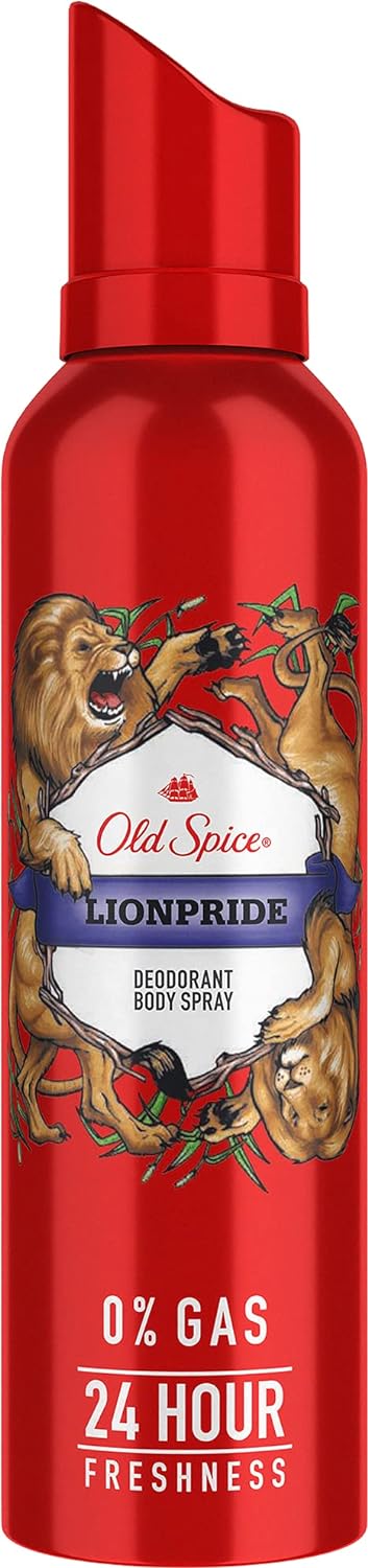 Old Spice Atomizer Original After Shave Lotion 150ml 5 Fl.oz. & Lionpride No Gas Deodorant Body Spray Perfume 140ml 4.7 Fl.oz. - Image 5