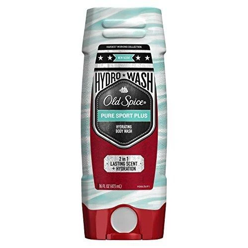 Old Spice Hydro Wash Body Wash Hardest Working Collection Pure Sport Plus 473ml 16 Fl.oz. - Image 3