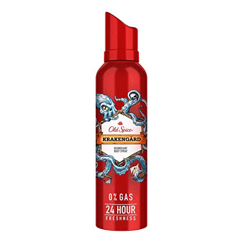 Old Spice Lionpride & Krakengard No Gas Deodorant Body Spray Perfume 140ml Each 4.7 Fl.oz. | For Men - Image 5