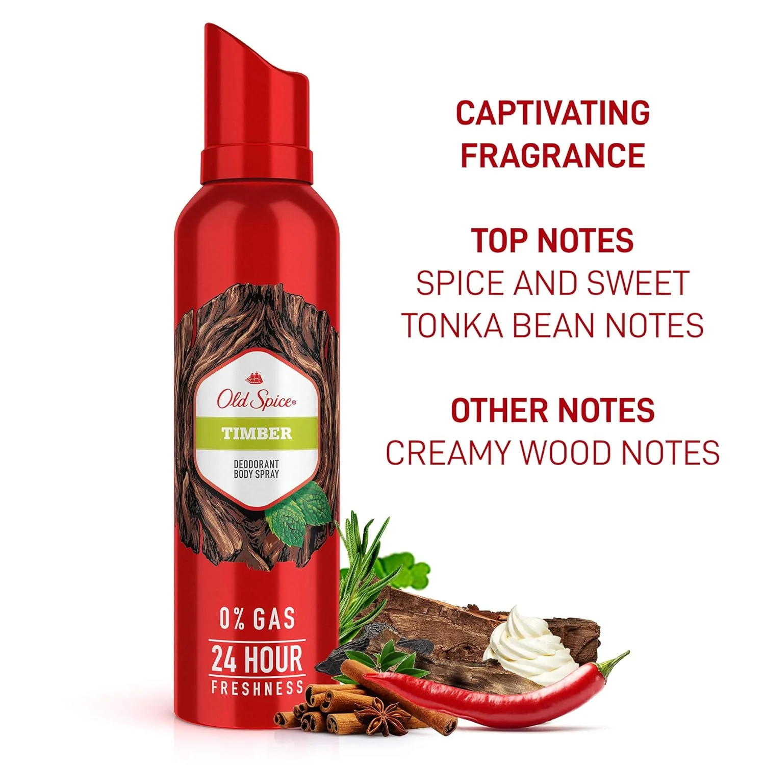 Old Spice Timber Deodorant For Men 140ml 4.7 Fl.oz. & Old Spice Musk After Shave Lotion 100ml 3.4 Fl.oz. - Image 4