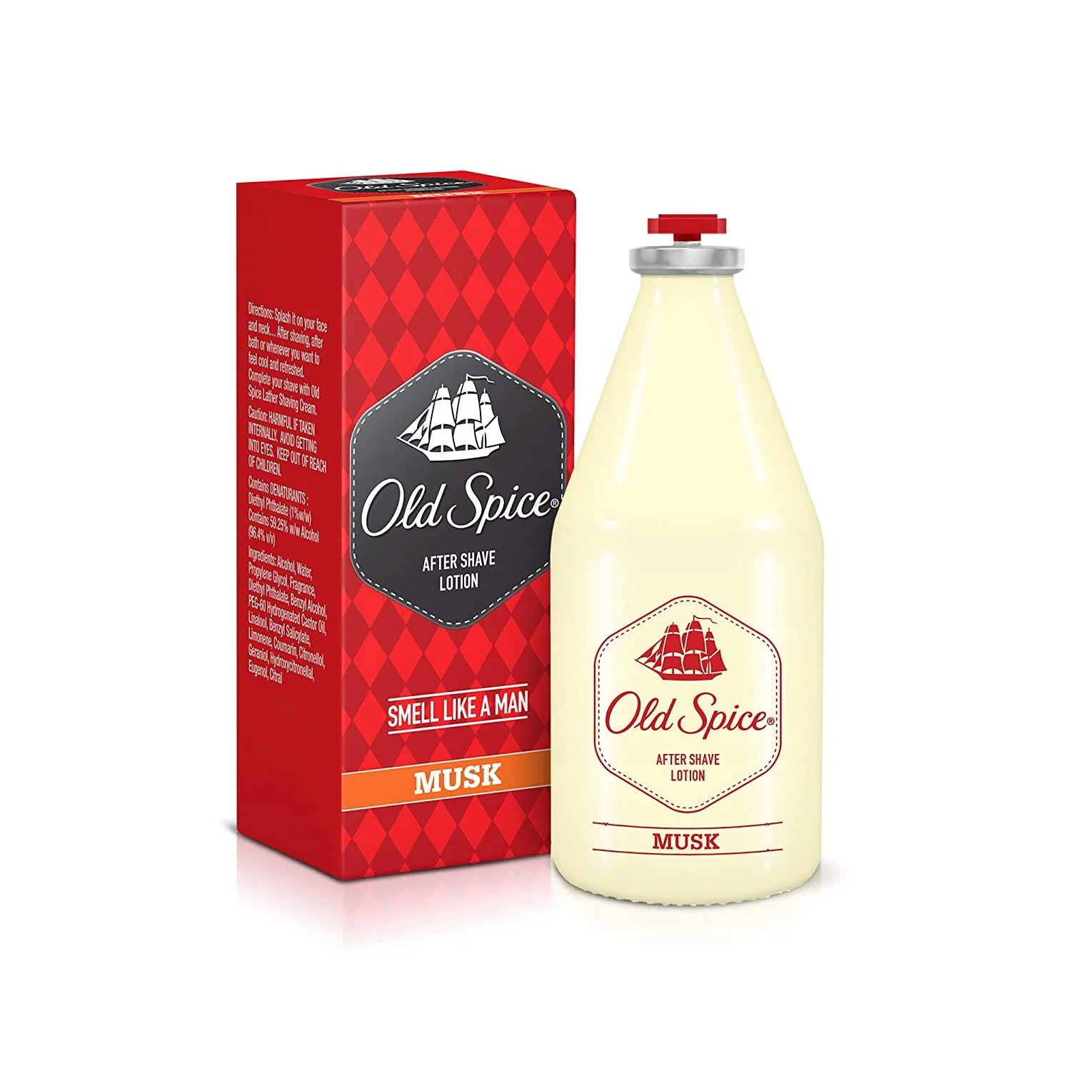 Old Spice Timber Deodorant For Men 140ml 4.7 Fl.oz. & Old Spice Musk After Shave Lotion 100ml 3.4 Fl.oz. - Image 5