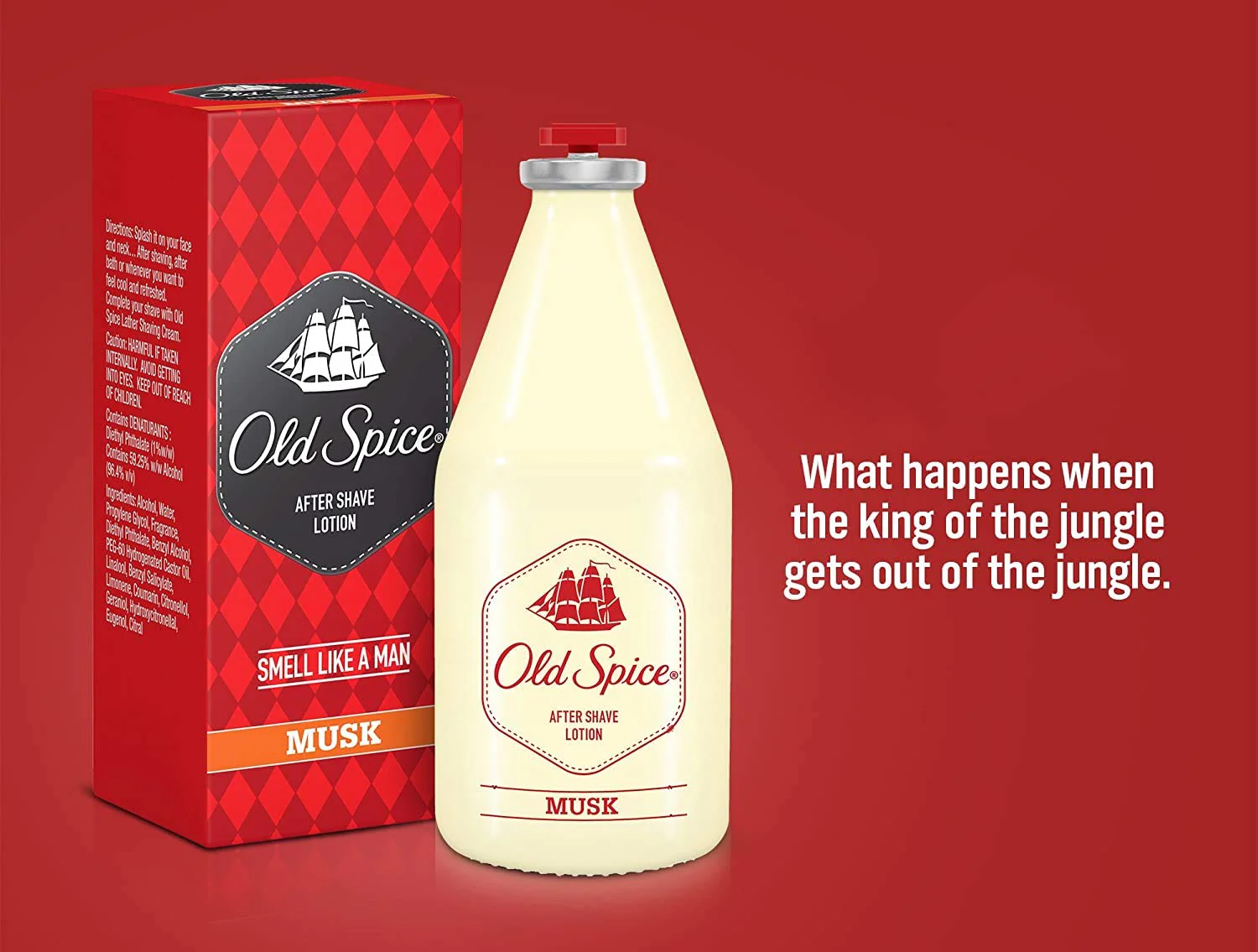 Old Spice Timber Deodorant For Men 140ml 4.7 Fl.oz. & Old Spice Musk After Shave Lotion 100ml 3.4 Fl.oz. - Image 7