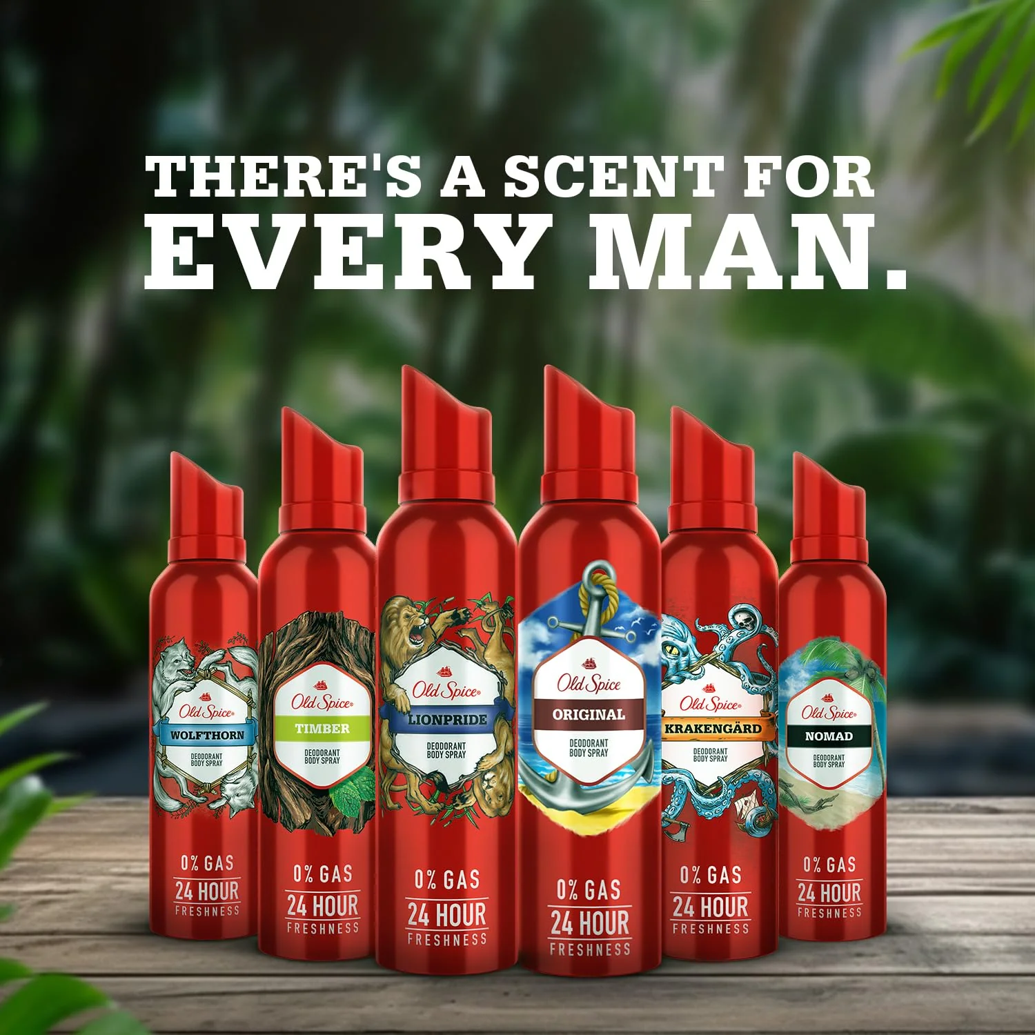 Old Spice Timber No Gas 24 Hour Long Lasting Freshness Deodorant Perfume Body Spray For Men 140ml 4.7 Fl.oz. - Image 6