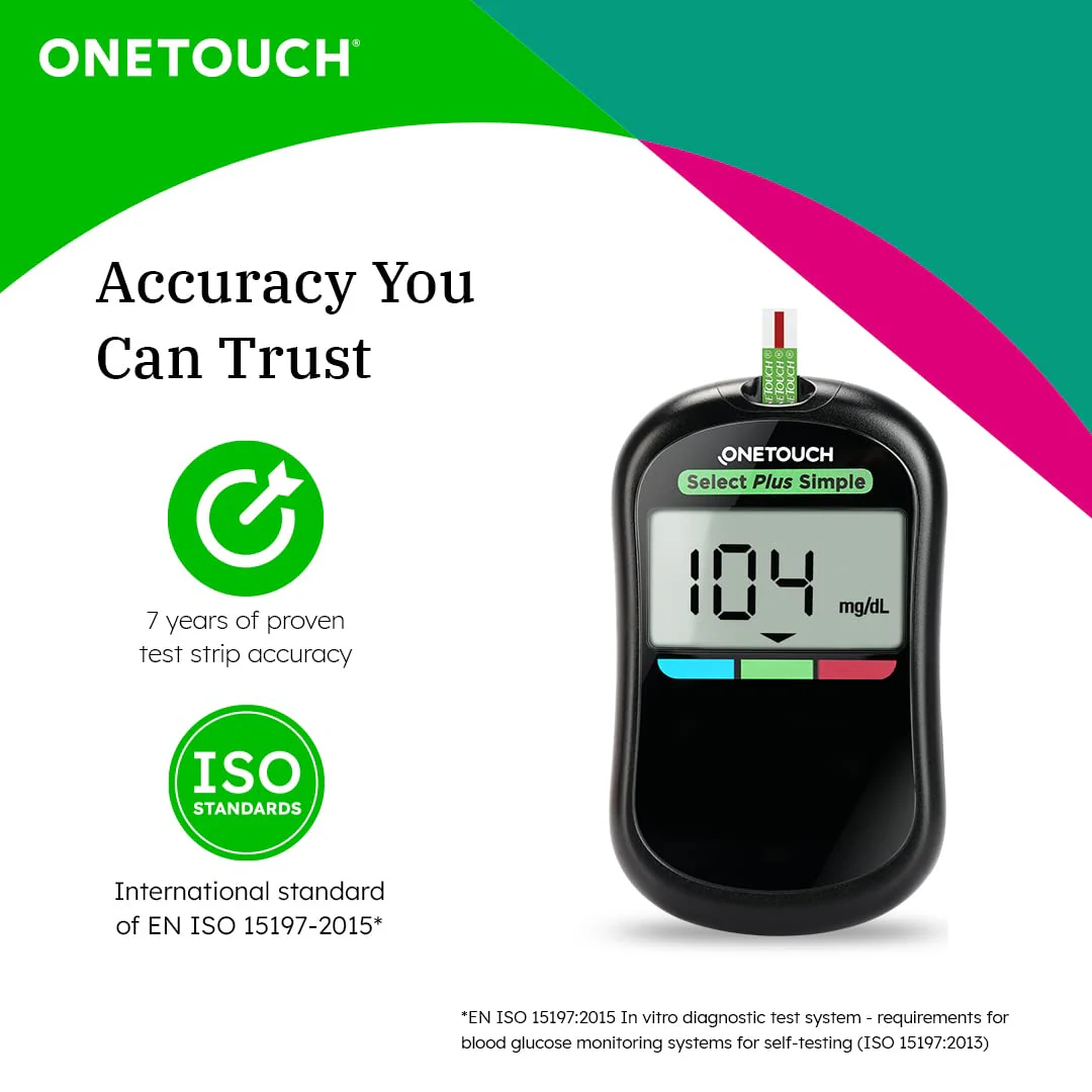 OneTouch Select Plus Test Strips - Pack of 10 Strips | Blood Sugar Test Machine Testing Strips | Global Iconic Brand | For use with OneTouch Select Plus Simple Glucometer - Image 5
