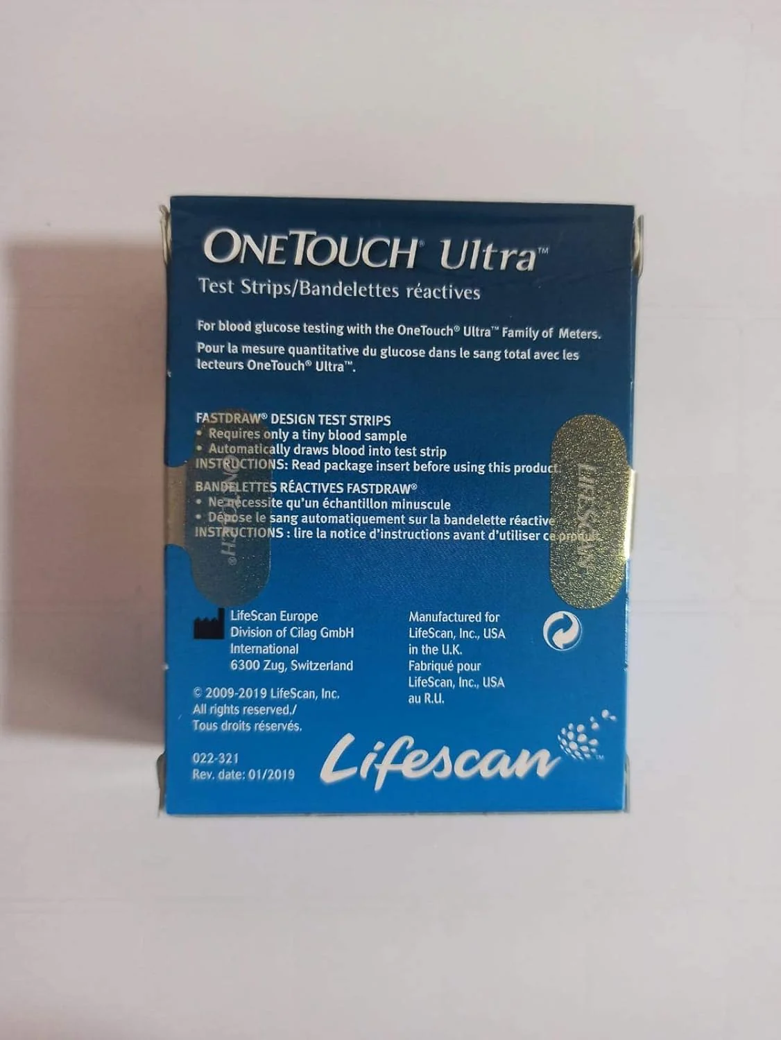 OneTouch Ultra Test Strips - Pack of 100 Test Strips | Blood Sugar Test Machine Testing Strips | Global Iconic Brand | For use with OneTouch Ultra 2 Glucometer & OneTouch Ultra Easy Glucometer - Image 3