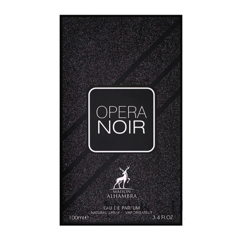 OPERA NOIR BY MAISON ALHAMBRA EAU DE PARFUM 100ML 3.4 FL.OZ. UNISEX FRAGRANCE - Image 4