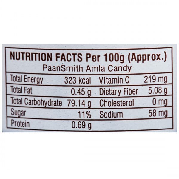 Paansmith Amla Candy 175gm, | Jar Pack - Image 3