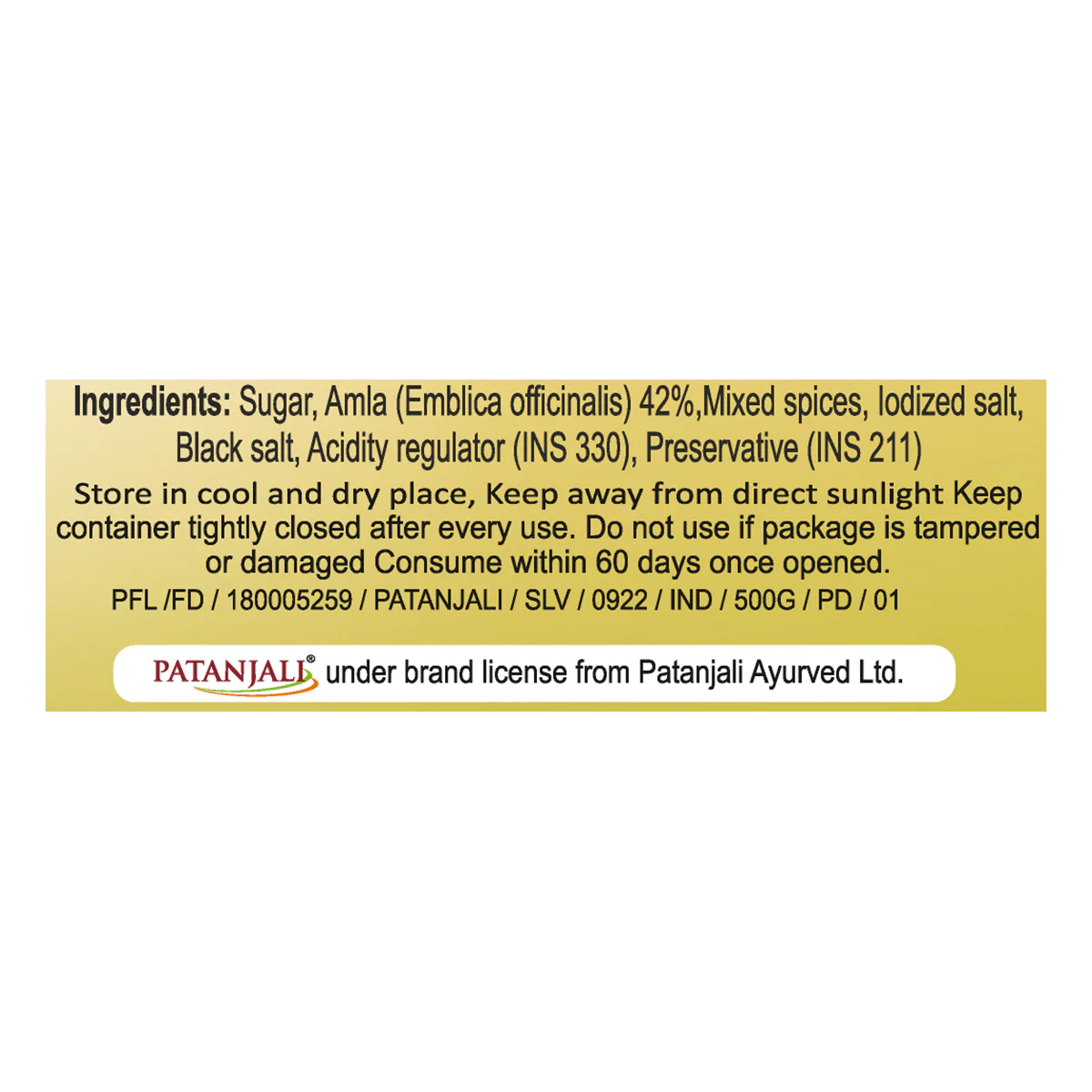 Patanjali Amla Chatpata Candy 500gm - Image 5
