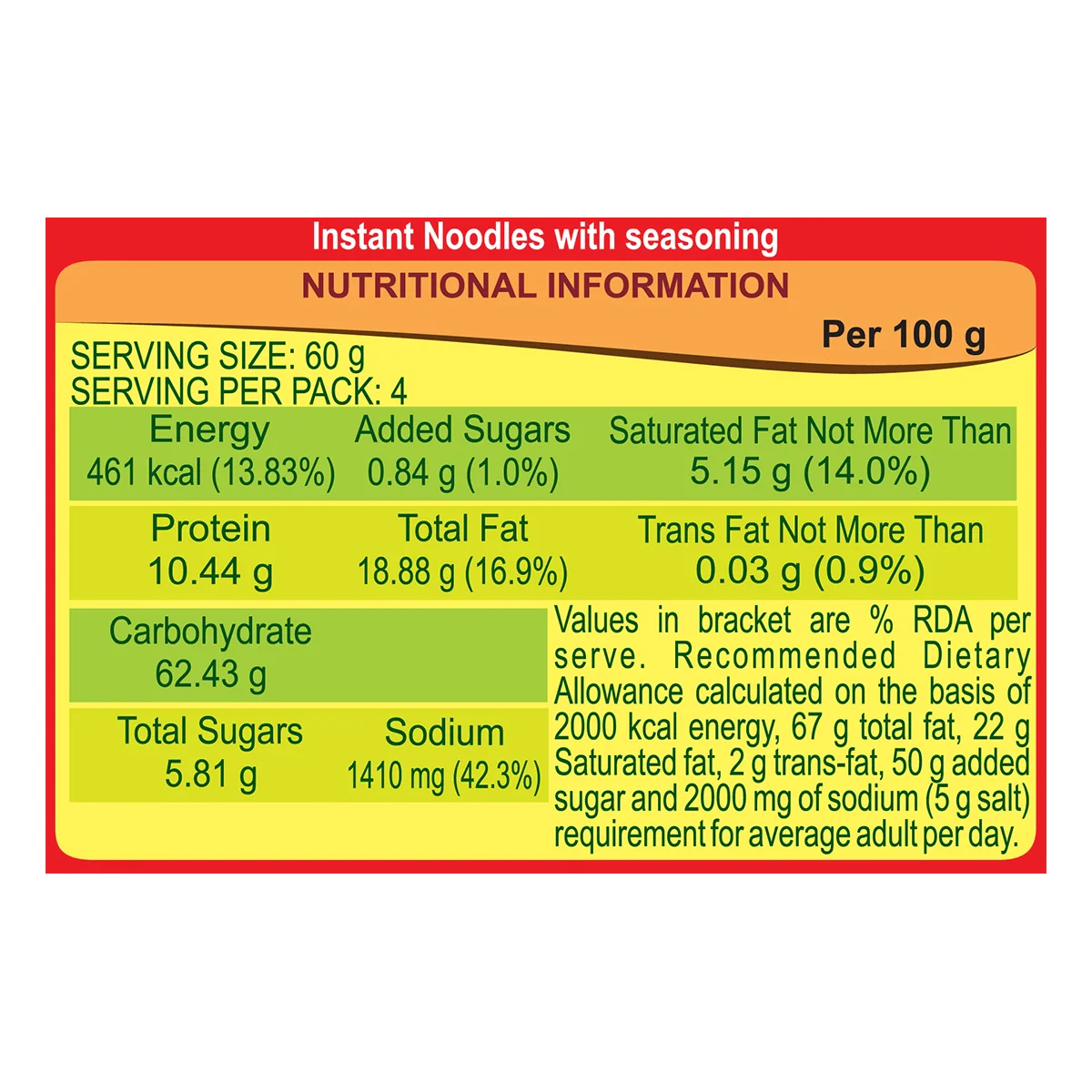 Patanjali Atta Noodles Classic - Family Pack 240gm - Image 3