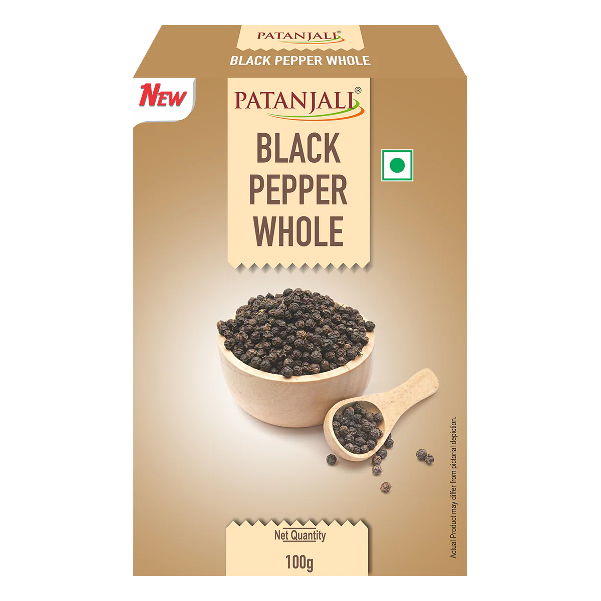 Patanjali Black Pepper Whole 100gm