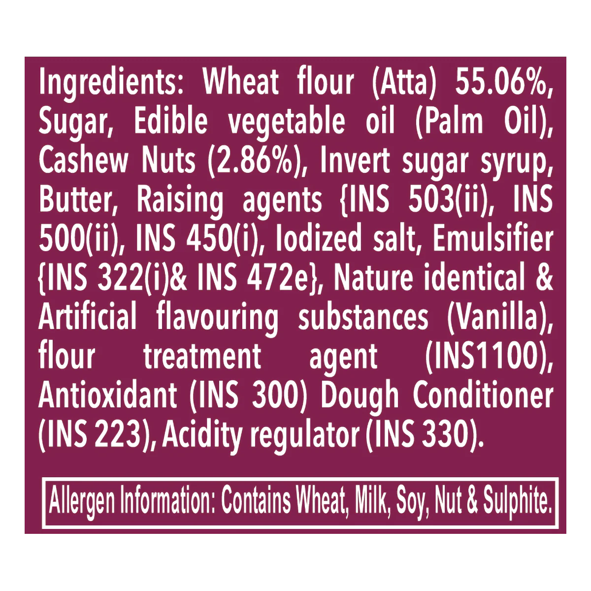 Patanjali Cashew Cookies 58gm - Image 3