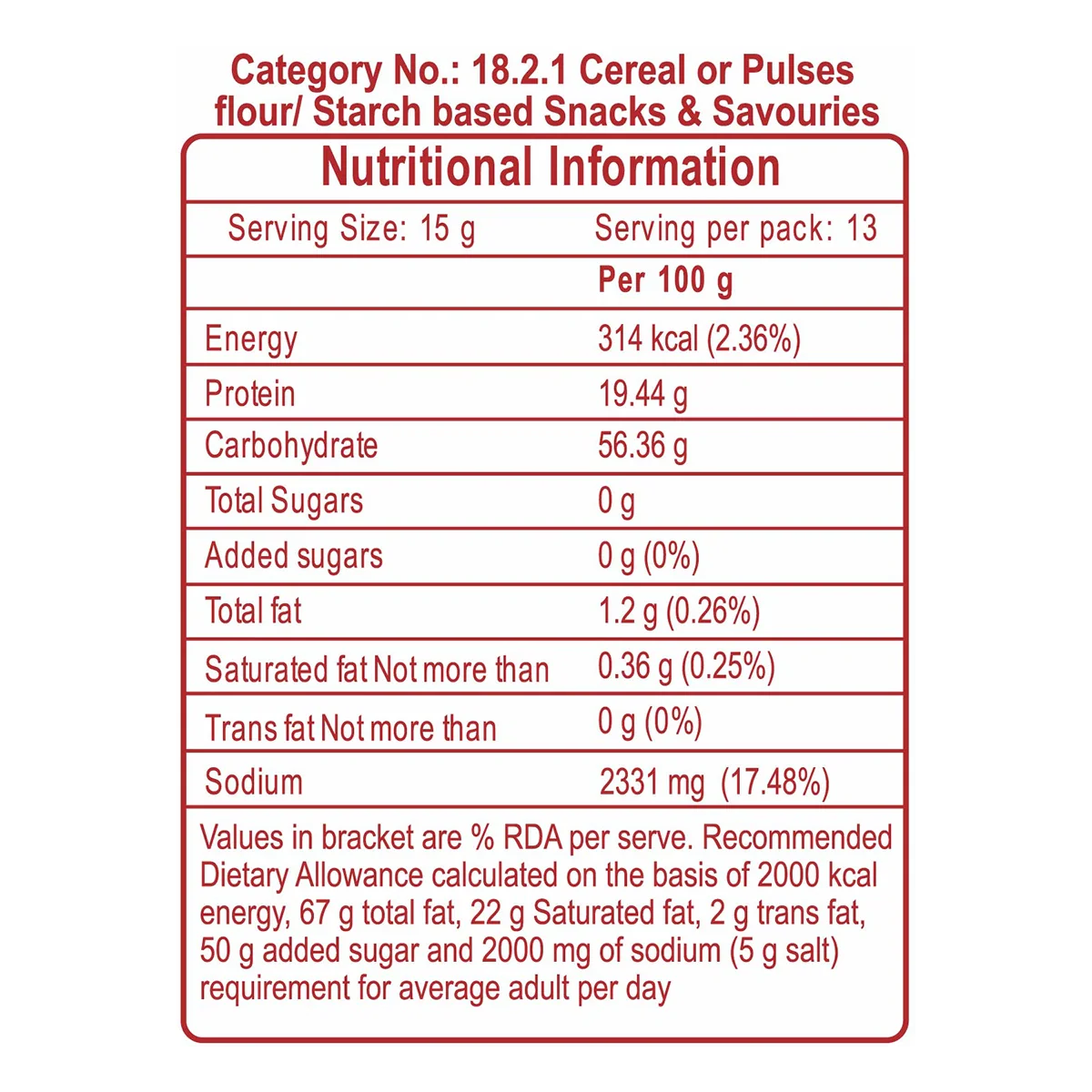 Patanjali Chana Dal Papad 200gm - Image 3