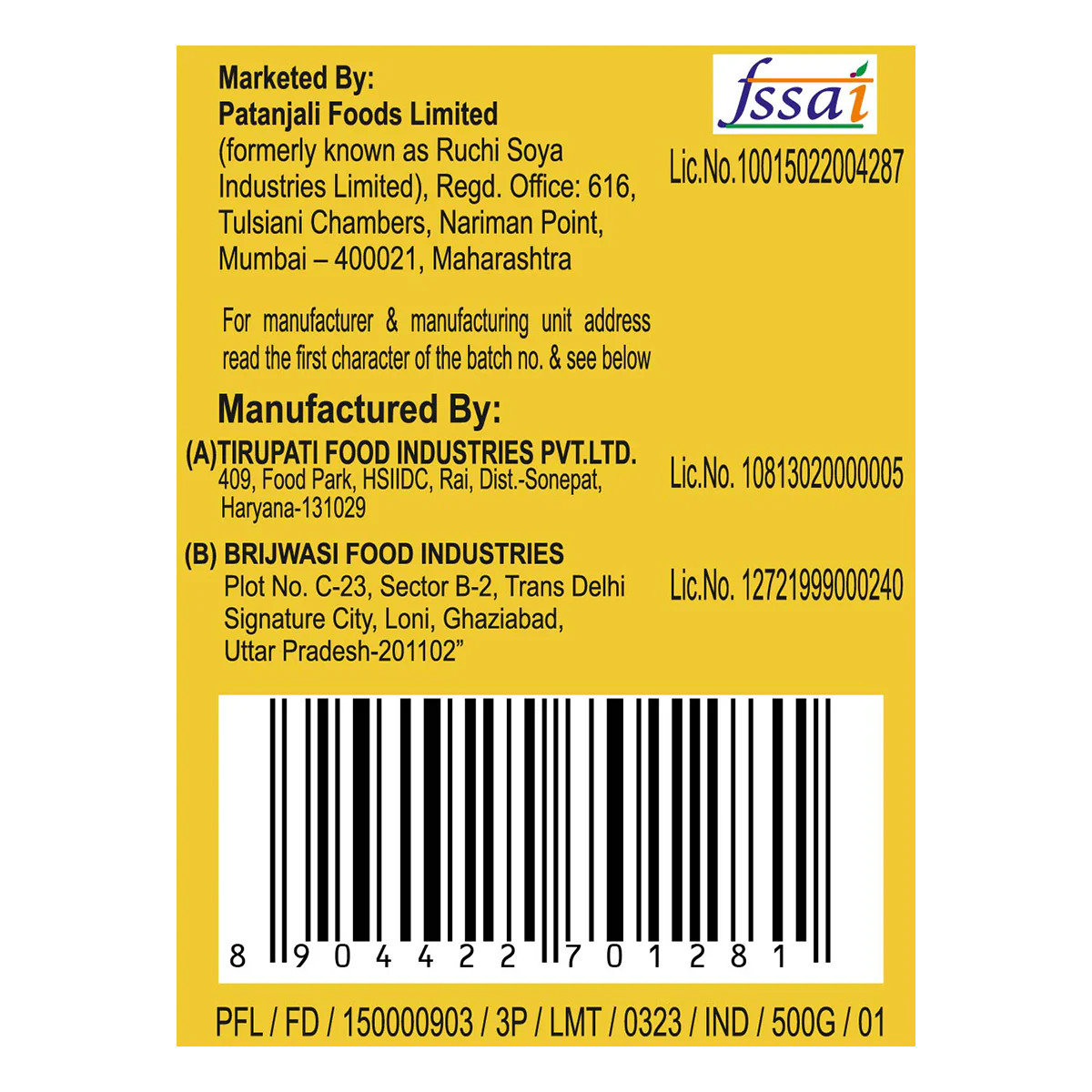 Patanjali Chana Sattu 500gm - Image 3