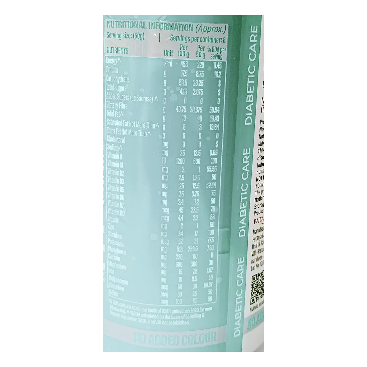 Patanjali Combo Pat Nutrela Diabetic Care & Bone Health (400g+30n), With High Protein, 415gm - Image 4