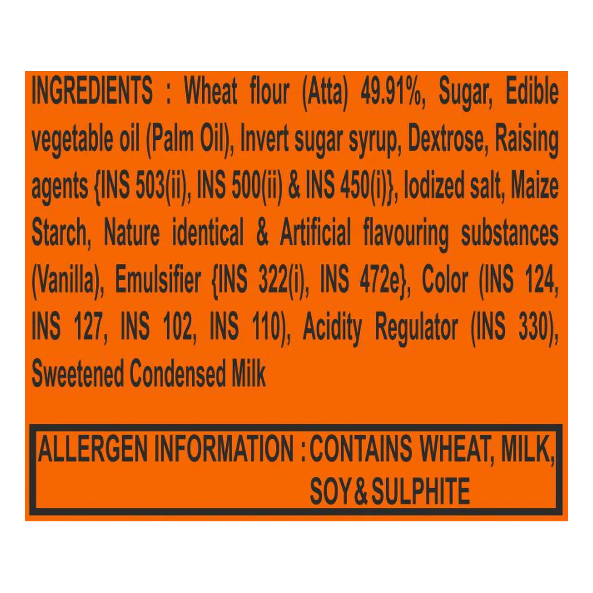 Patanjali Creamfeast Orange Biscuit 32.5gm - Image 3