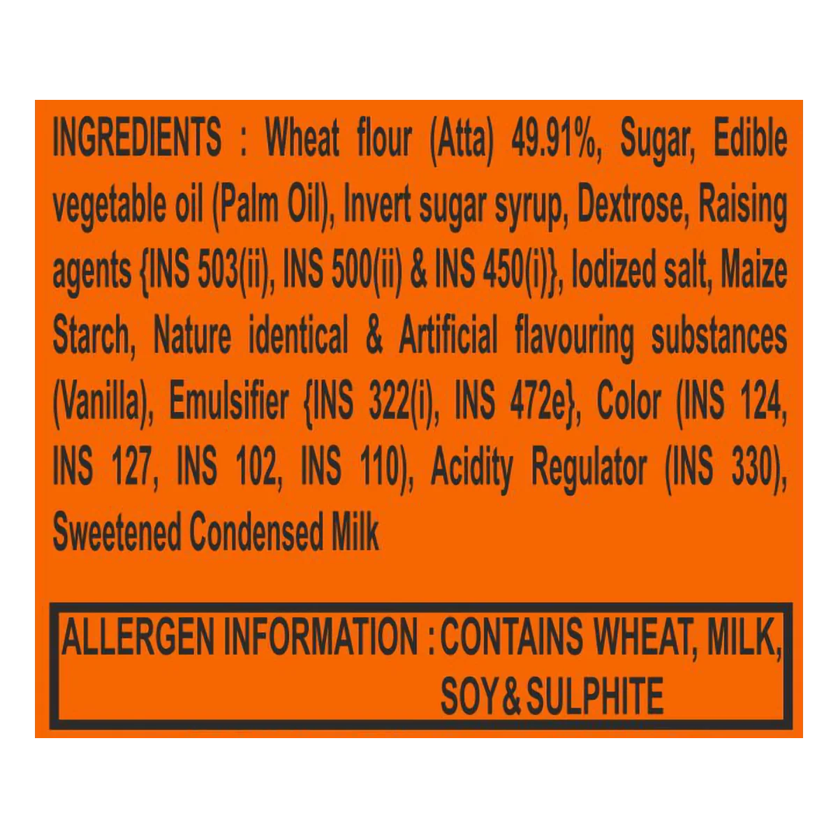 Patanjali Creamfeast Orange Biscuit 65gm - Image 3