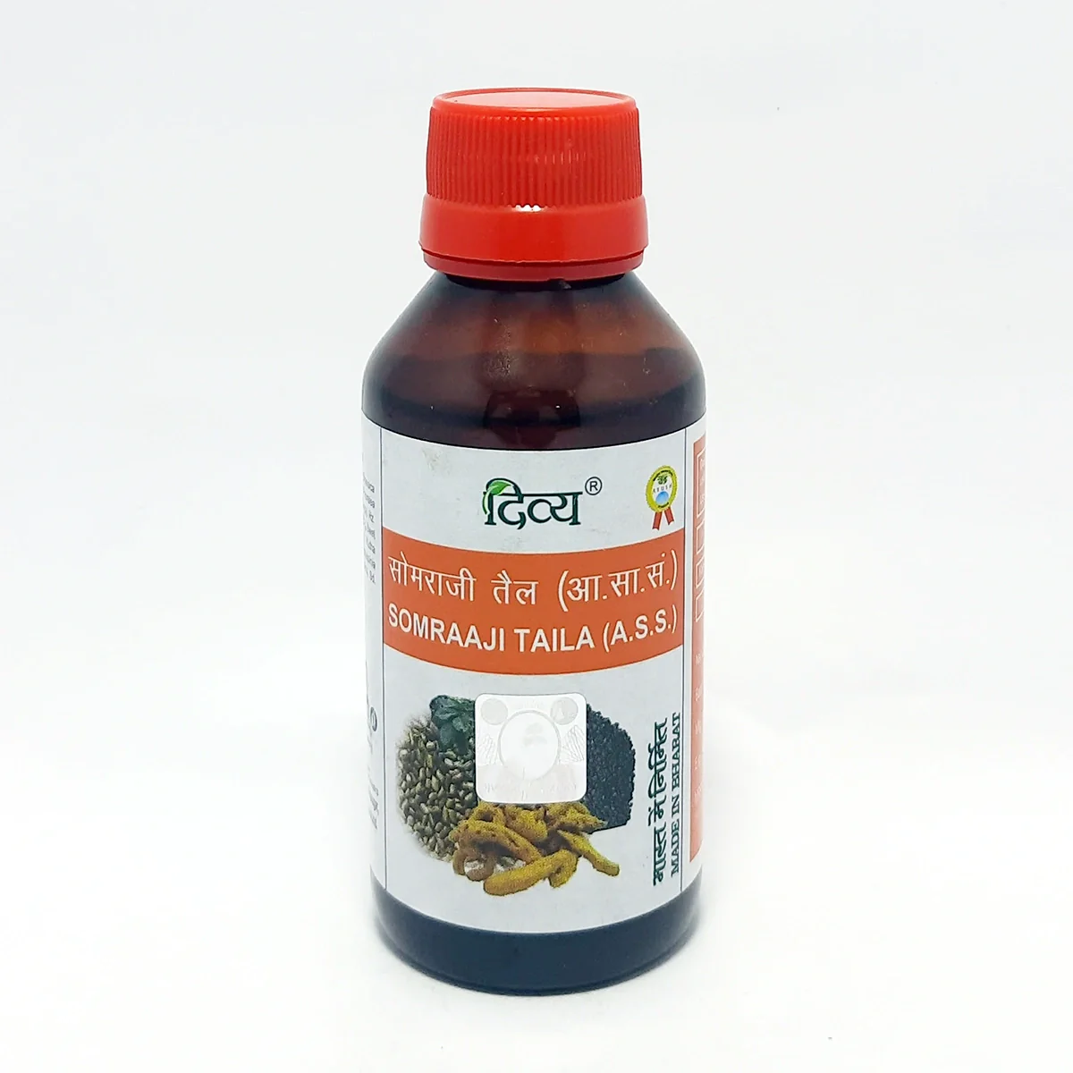 Patanjali Divya Somraaji Taila, With Murchhit Kaduva Taila (Brassica Campestris) | 100ml