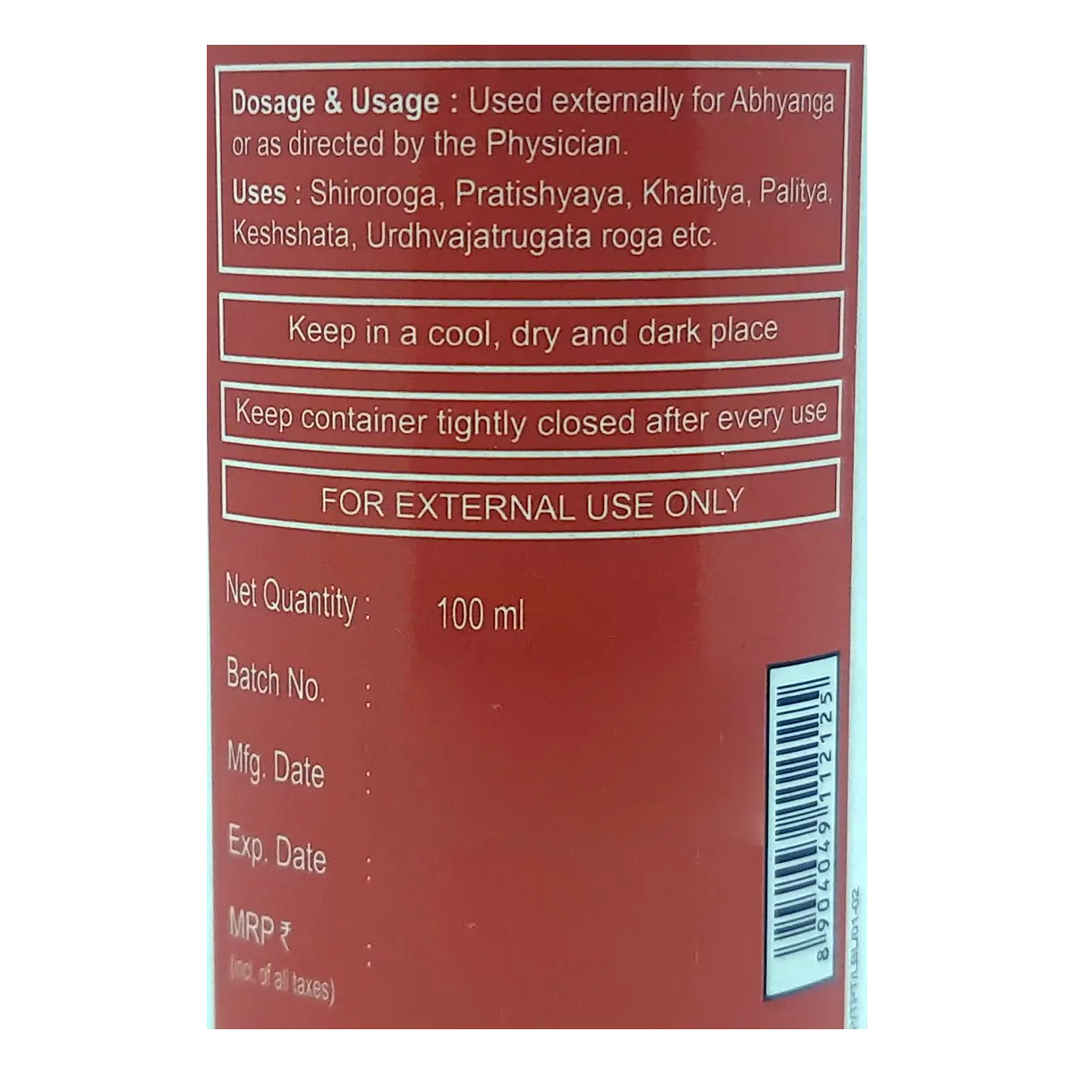 Patanjali Divya Triphaladi Taila, With Jatamansi (Nardostachys Jatamansi) | 100ml - Image 5