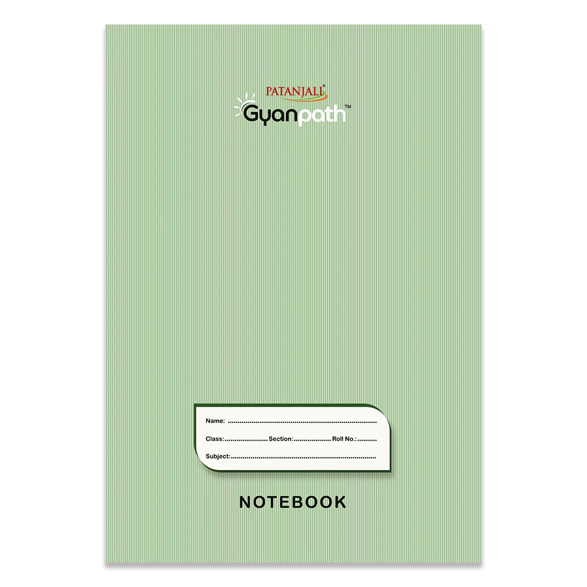 Patanjali Gyanpath Notebook (16.5x23.5 Cm) Green, 96pages Square, Pack Of 1
