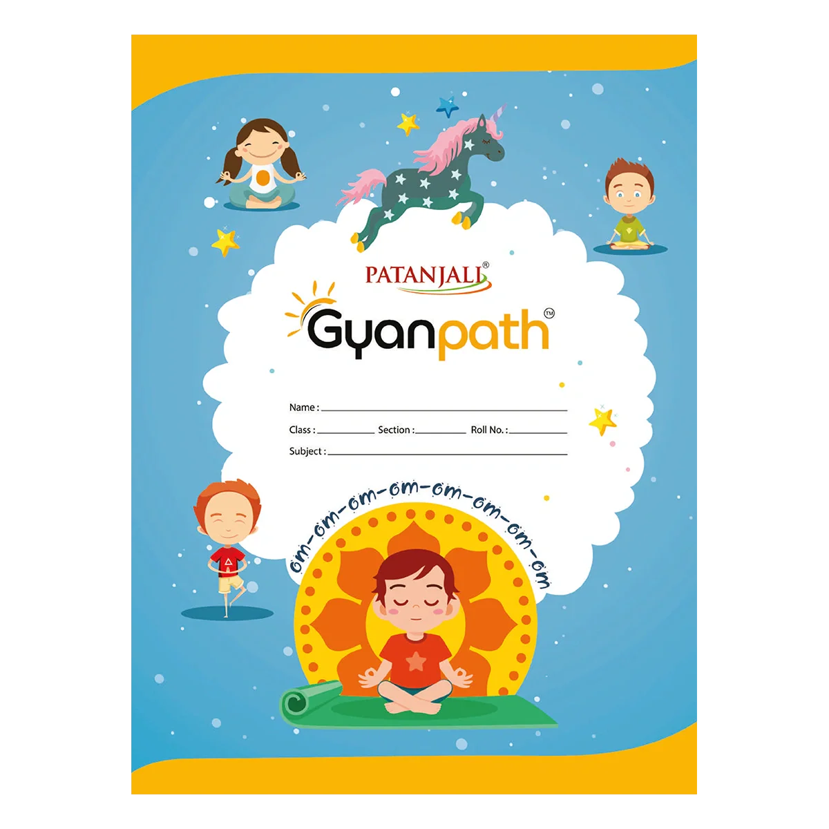 Patanjali Gyanpath Notebook (18x24 Cm) Multi Design, 76pages Square, Pack Of 1 - Image 6