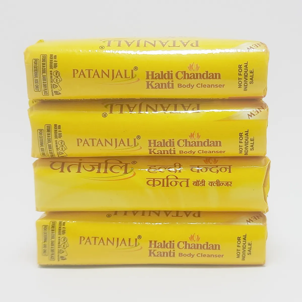 Patanjali Haldi Chandan Kanti Body Cleanser, Pack Of 4, With Nourishing & Hydrating The Skin,180gm - Image 4