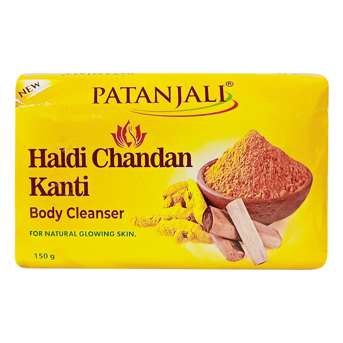 Patanjali Haldi Chandan Kanti Body Cleanser, With Reduces Roughness, Improves Texture, 600gm