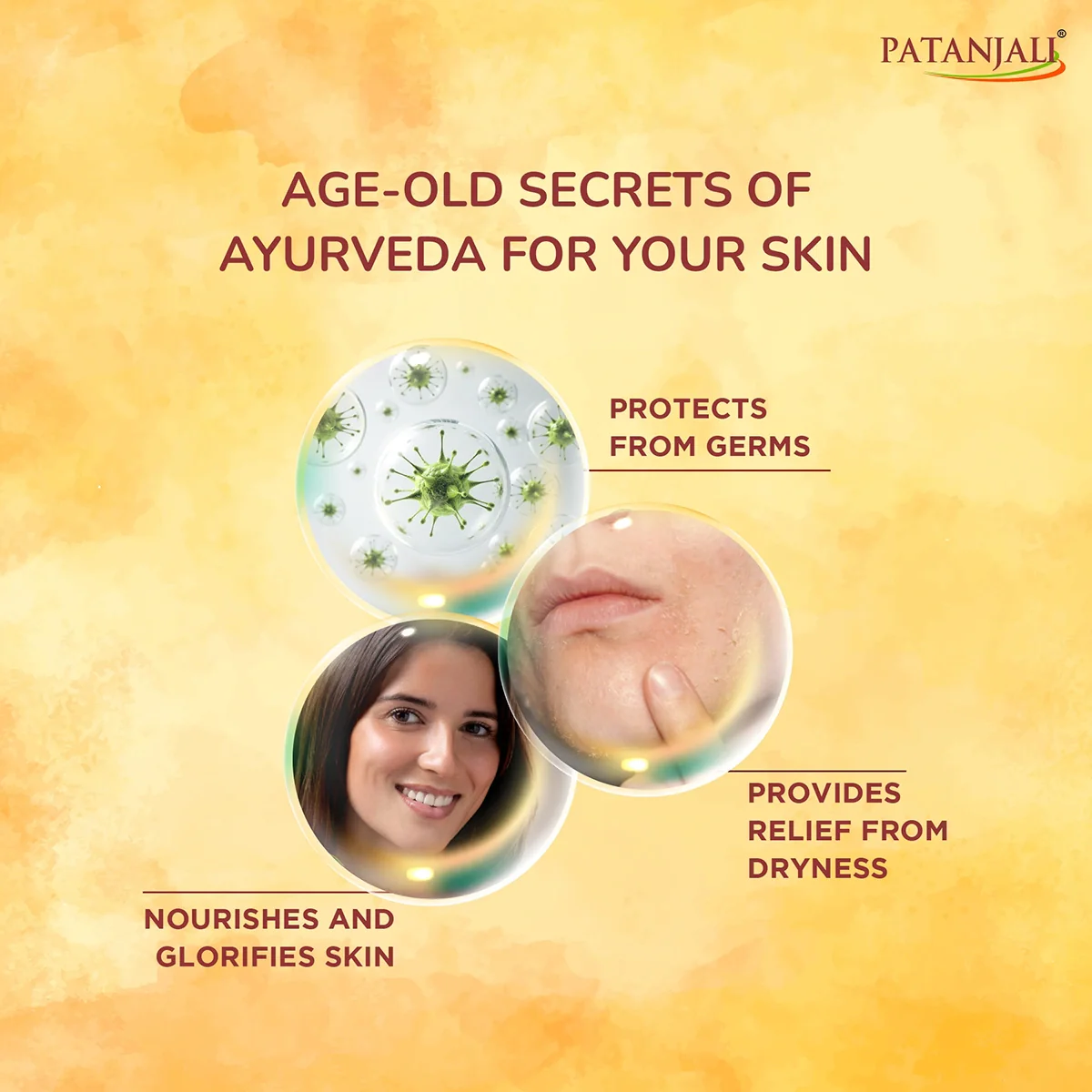 Patanjali Haldi Chandan Kanti Body Cleanser, With Reduces Roughness, Improves Texture, 75gm - Image 5