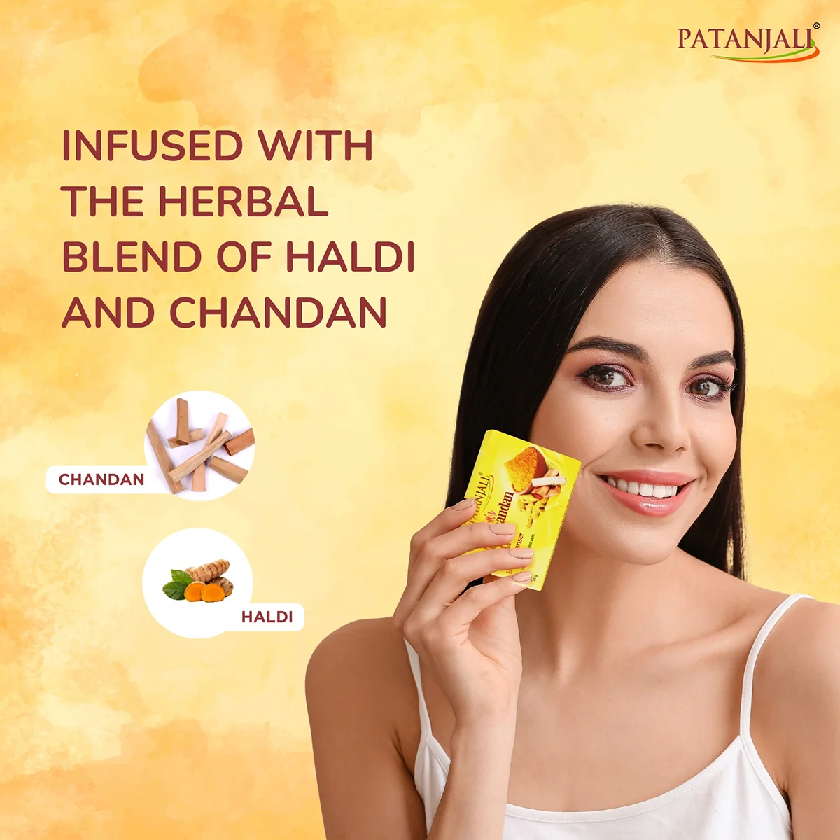 Patanjali Haldi Chandan Kanti Body Cleanser, With Reduces Roughness, Improves Texture, 75gm - Image 6