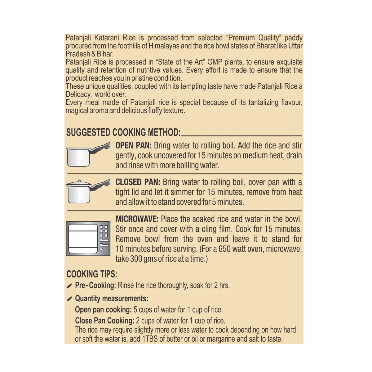 Patanjali Katarani Rice 5kg - Image 3