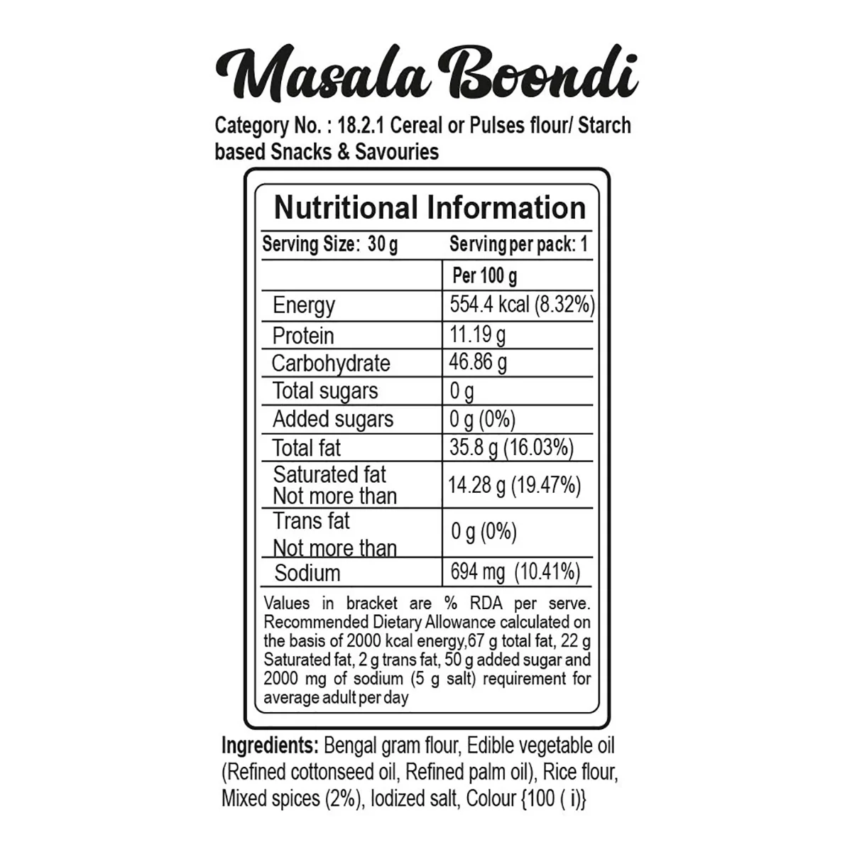 Patanjali Masala Boondi 40gm - Image 6