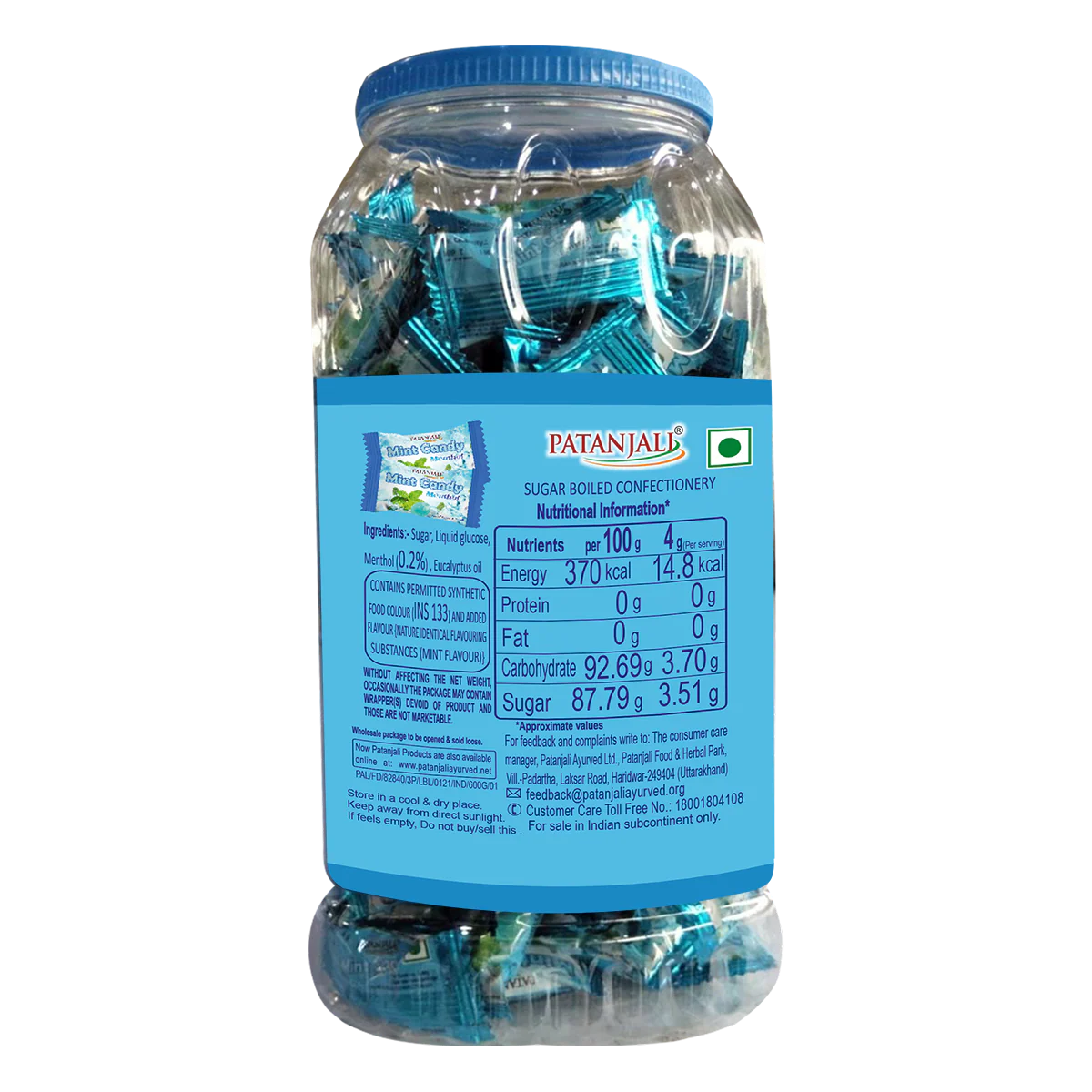 Patanjali Mint Candy Menthol 600gm - Image 2