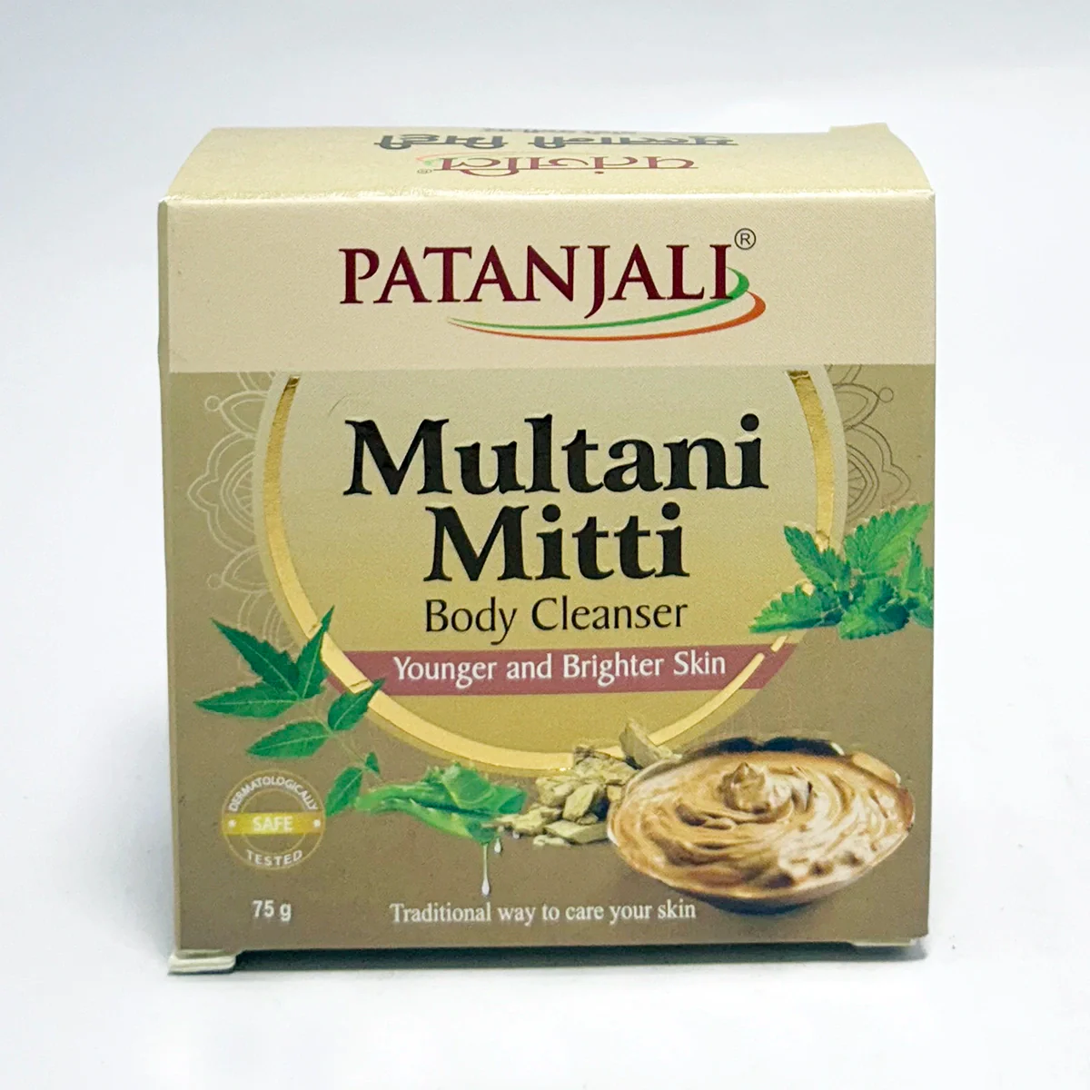 Patanjali Multani Mitti Body Cleanser, With Removing Dryness And Roughness Of Skin, 75gm