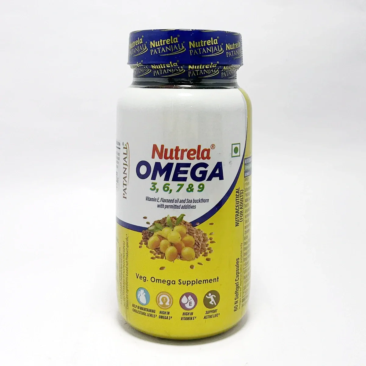 Patanjali Nutrela Organic Omega 3,6,7,9, With Vitamin E, 45gm