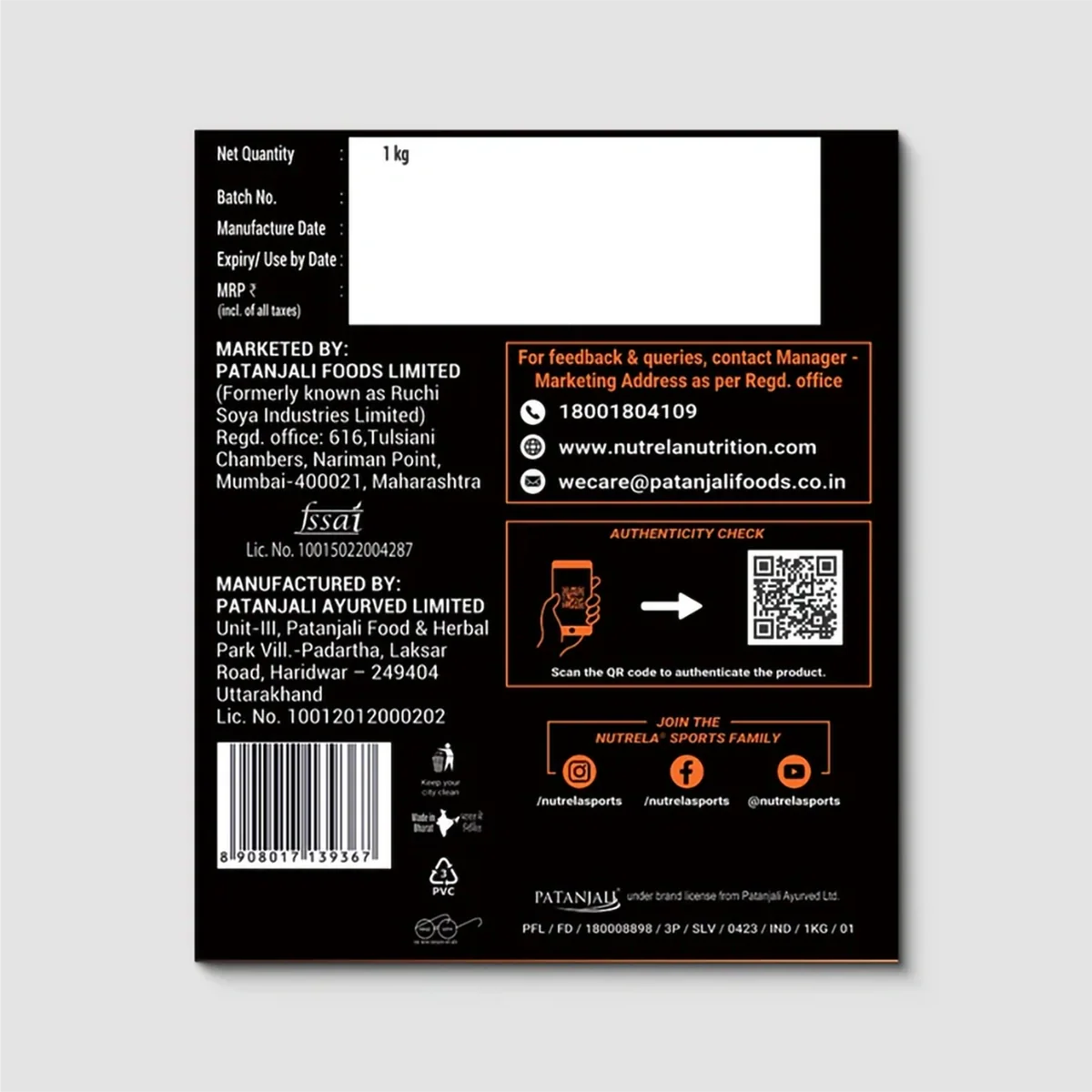 Patanjali Nutrela Sports Isoveda (Choc-Irish) With Rich In Protein, 1kg - Image 4