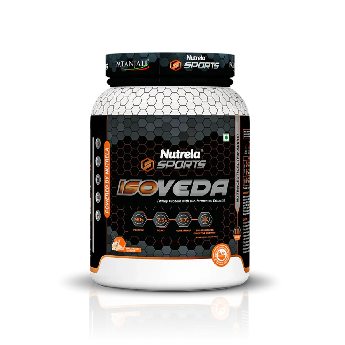 Patanjali Nutrela Sports Isoveda (Malai- Kulfi), With Minimized Muscle Soreness And Fatigue,1kg