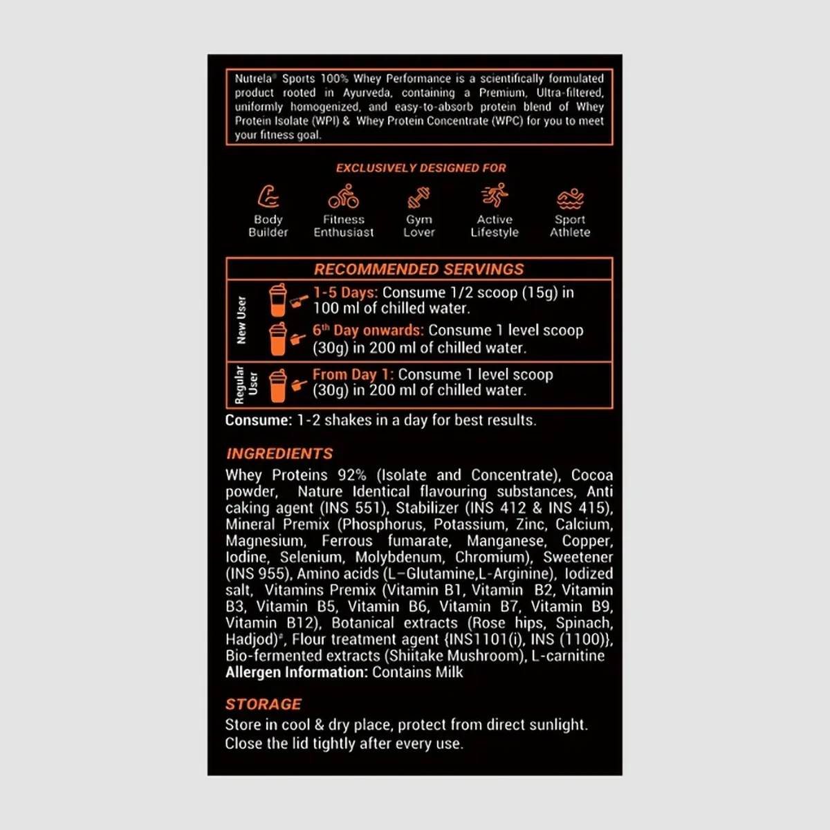 Patanjali Nutrela Sports Whey Performance (Choc-Irish), With Bio, Fermented Vitamins, 1kg - Image 3
