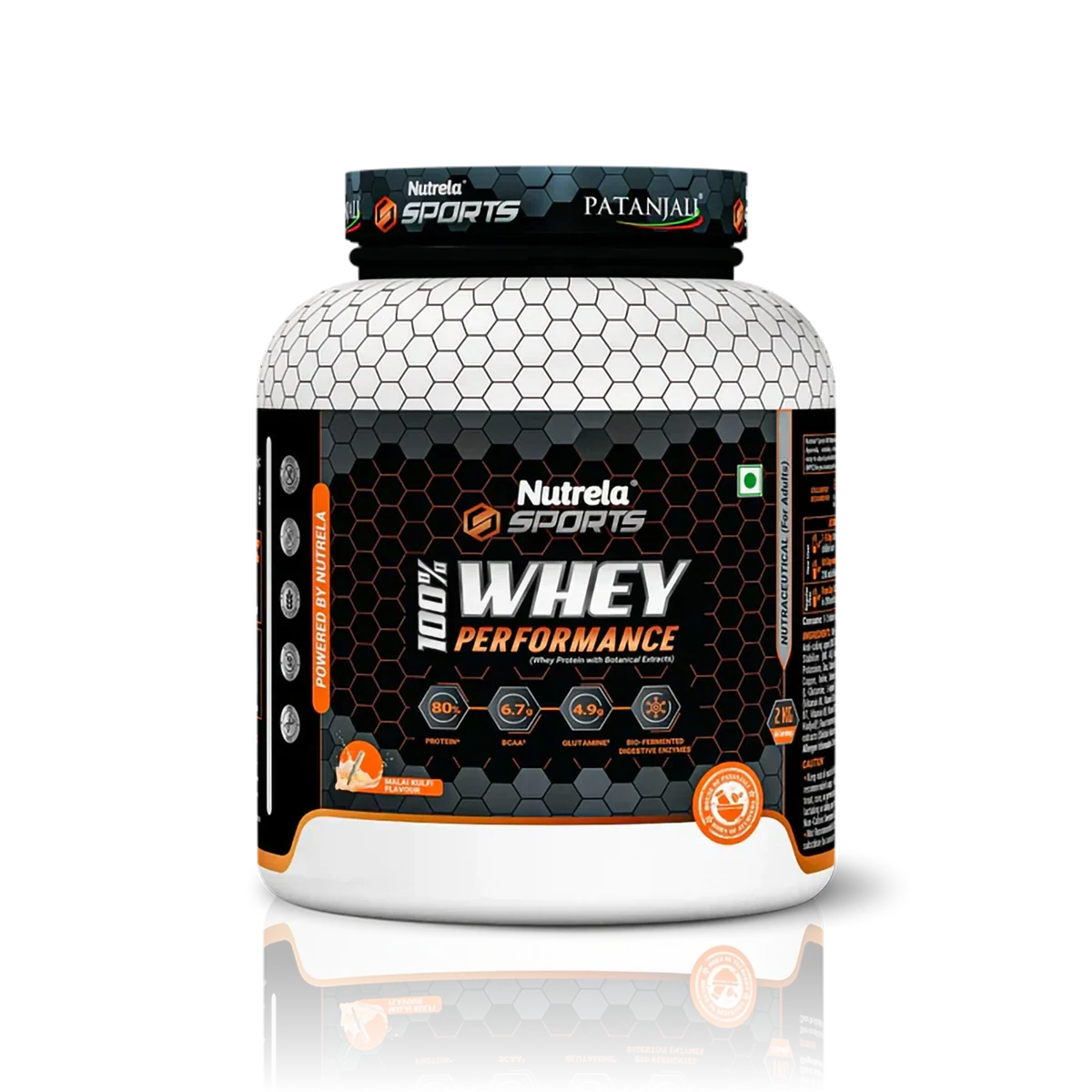Patanjali Nutrela Sports Whey Performance (Malai- Kulfi), With Faster Muscle Recovery, 2kg