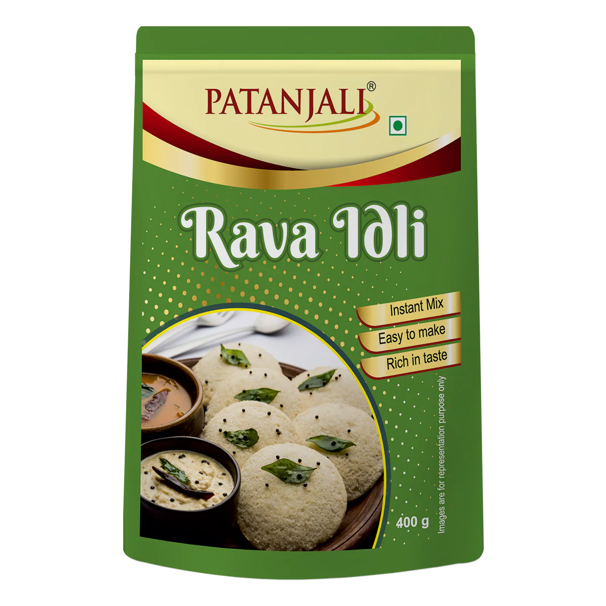 Patanjali Rava Idli Instant Mix 400gm