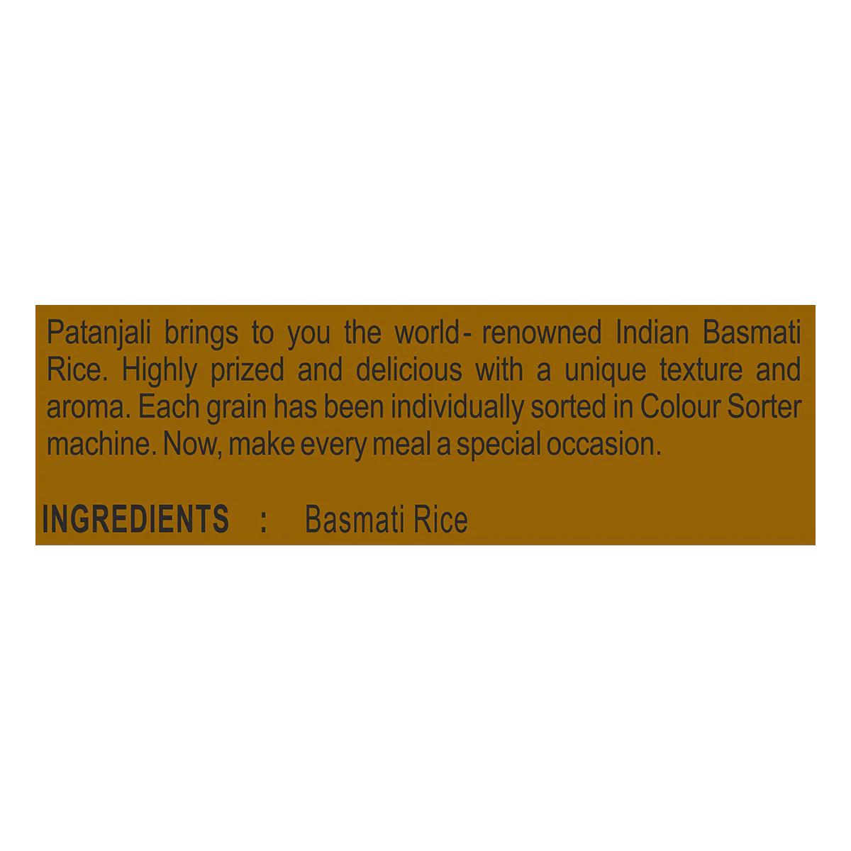 Patanjali Rozana Basmati Rice 5kg - Image 4