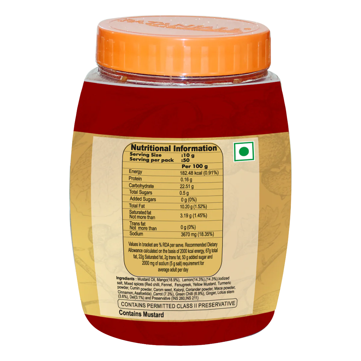 Patanjali Sauce & Pickle Combo - Mixed Pickle 1 Kg + Tomato Ketchup Onion & Garlic 1 Ltr, 2.5kg - Image 2