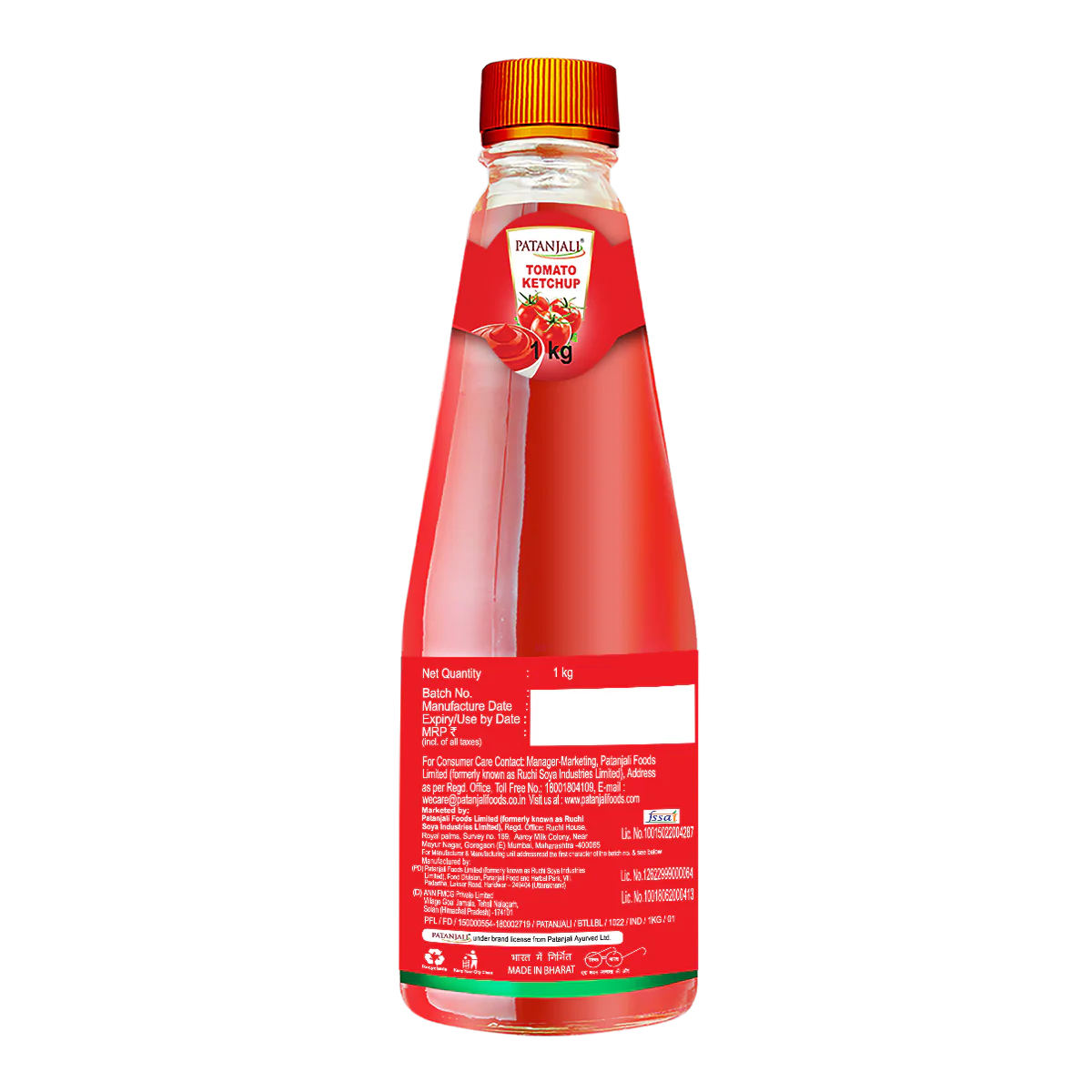 Patanjali Sauce & Pickle Combo - Mixed Pickle 1 Kg + Tomato Ketchup Onion & Garlic 1 Ltr, 2.5kg - Image 5