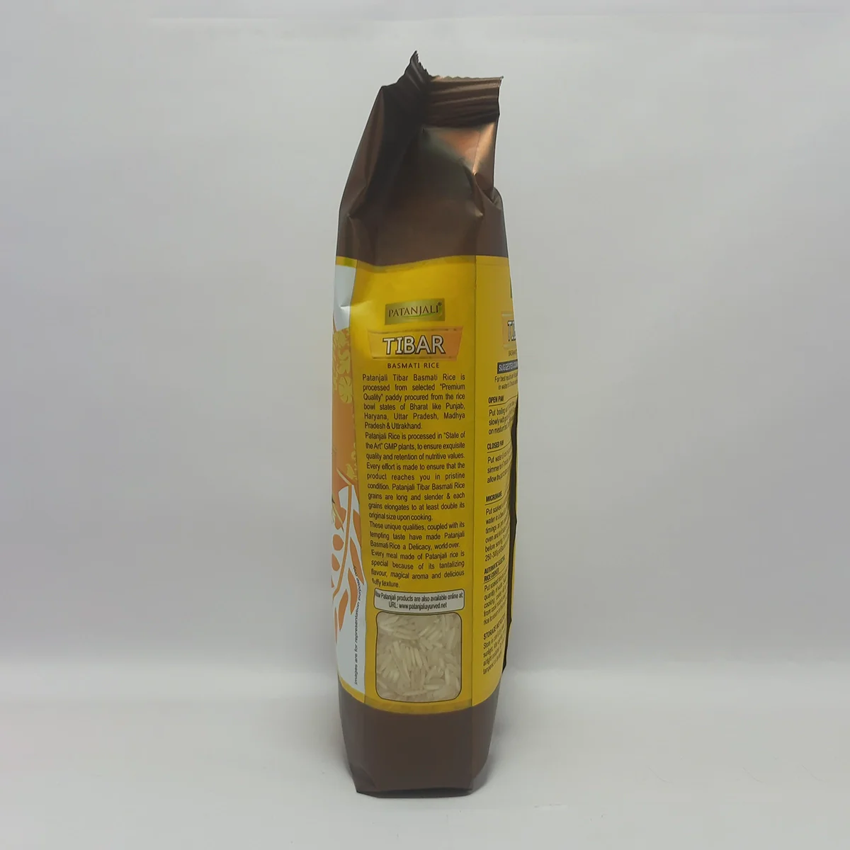 Patanjali Tibar Basmati Rice 1kg - Image 3
