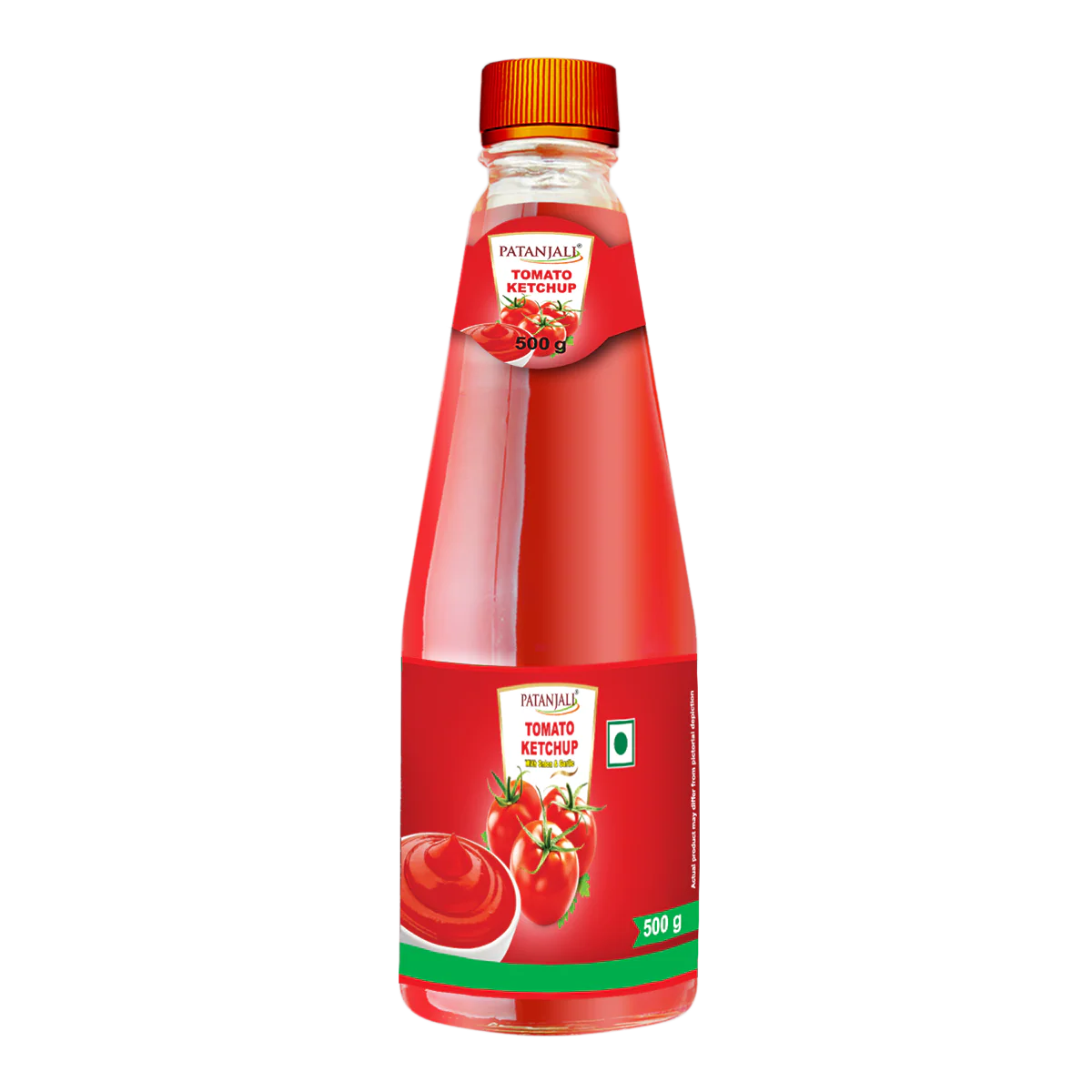 Patanjali Tomato Ketchup with Onion & Garlic 500gm