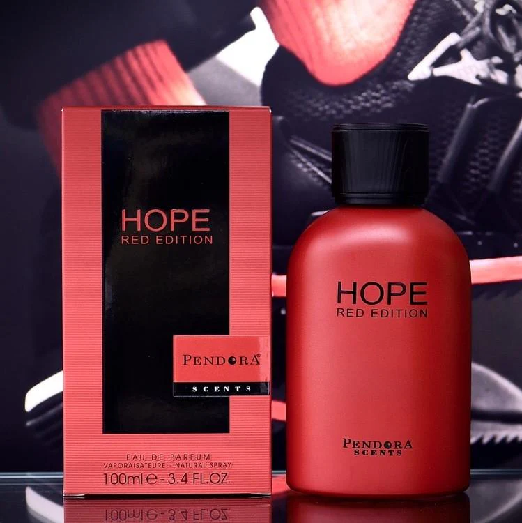 Pendora Scents Hope Red Edition Eau De Parfum 100ml 3.4 Fl.oz. Unisex Luxury Fragrance | Long Lasting - Image 2