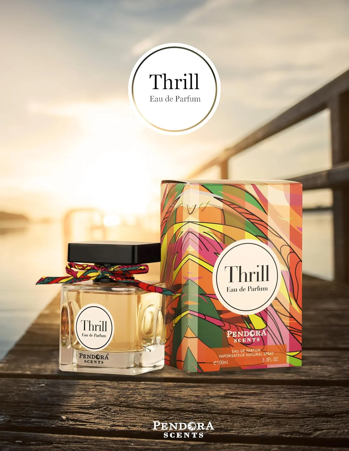 Pendora Scents Thrill Eau De Parfum 100ml 3.4 Fl.oz. Unisex Luxury Fragrance | Long Lasting - Image 5