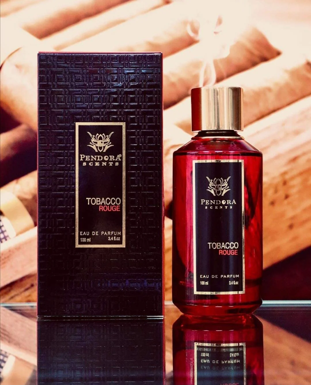 Pendora Scents Tobacco Rouge Eau De Parfum 100ml 3.4 Fl.oz. Unisex Fragrance | Long Lasting Party Wear - Image 2