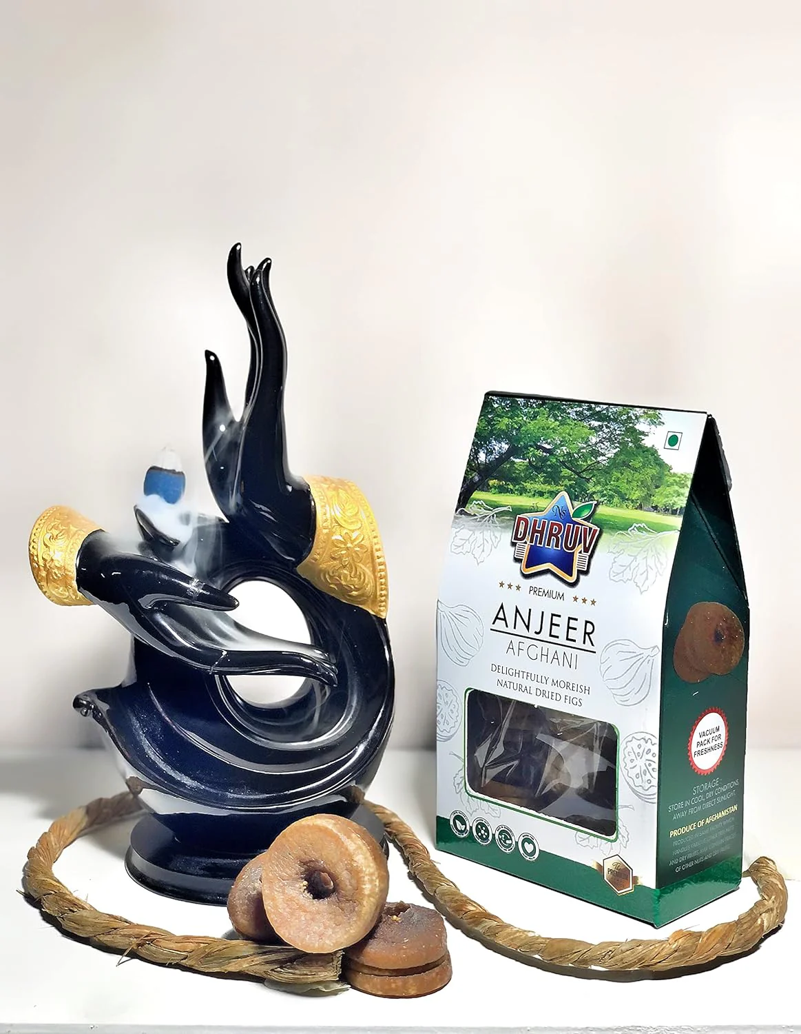Premium Afghani Anjeer By Dhruv 2kg, (250gm* Pack Of 8) | Full Of Natural Nutrients Tasty & Healthy Dried Figs Anjeer | 70.5 Ounce - Image 5
