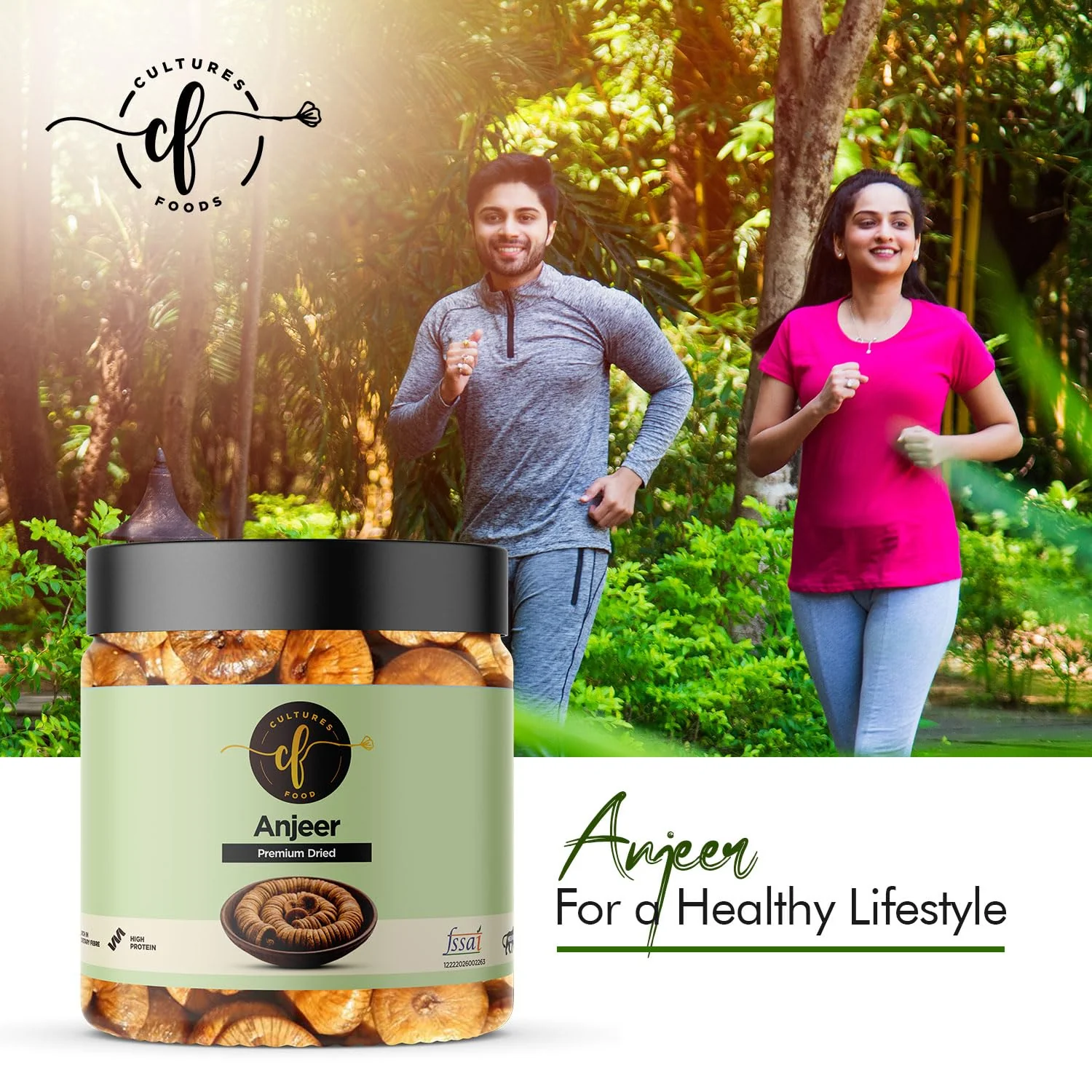 Premium Anjeer Dried Figs By Cultures Food 250gm, | 100% Natural Rich In Fiber, Iron & Calcium Gluten Free Anjeer Dried Figs Jar Pack | Immunity Booster Zero Cholesterol | 8.8 Ounce - Image 5