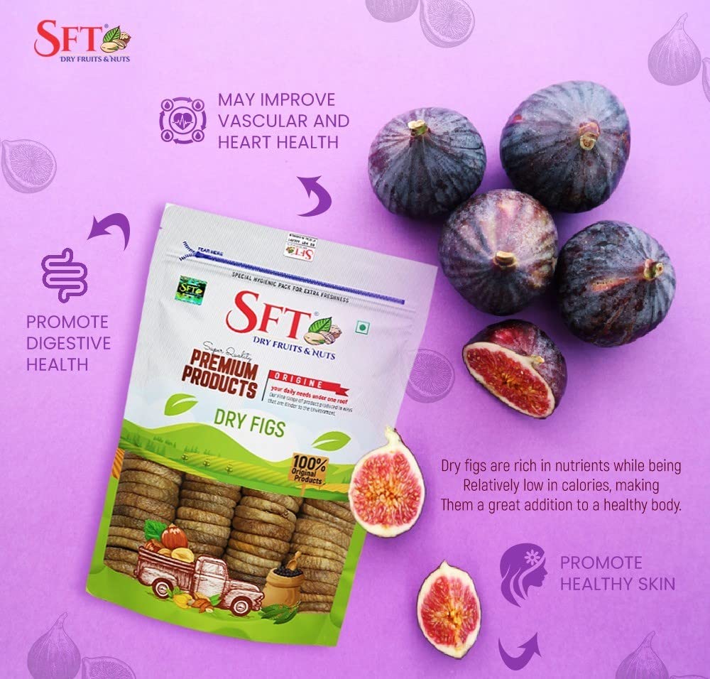 Premium Anjeer (Dried Figs) By SFT 500gm, | Rich In Vitamins, Anti-oxidants And Iron, Help Build Immunity Fresh Anjeer Dry Fruits | 17.6 Ounce - Image 3
