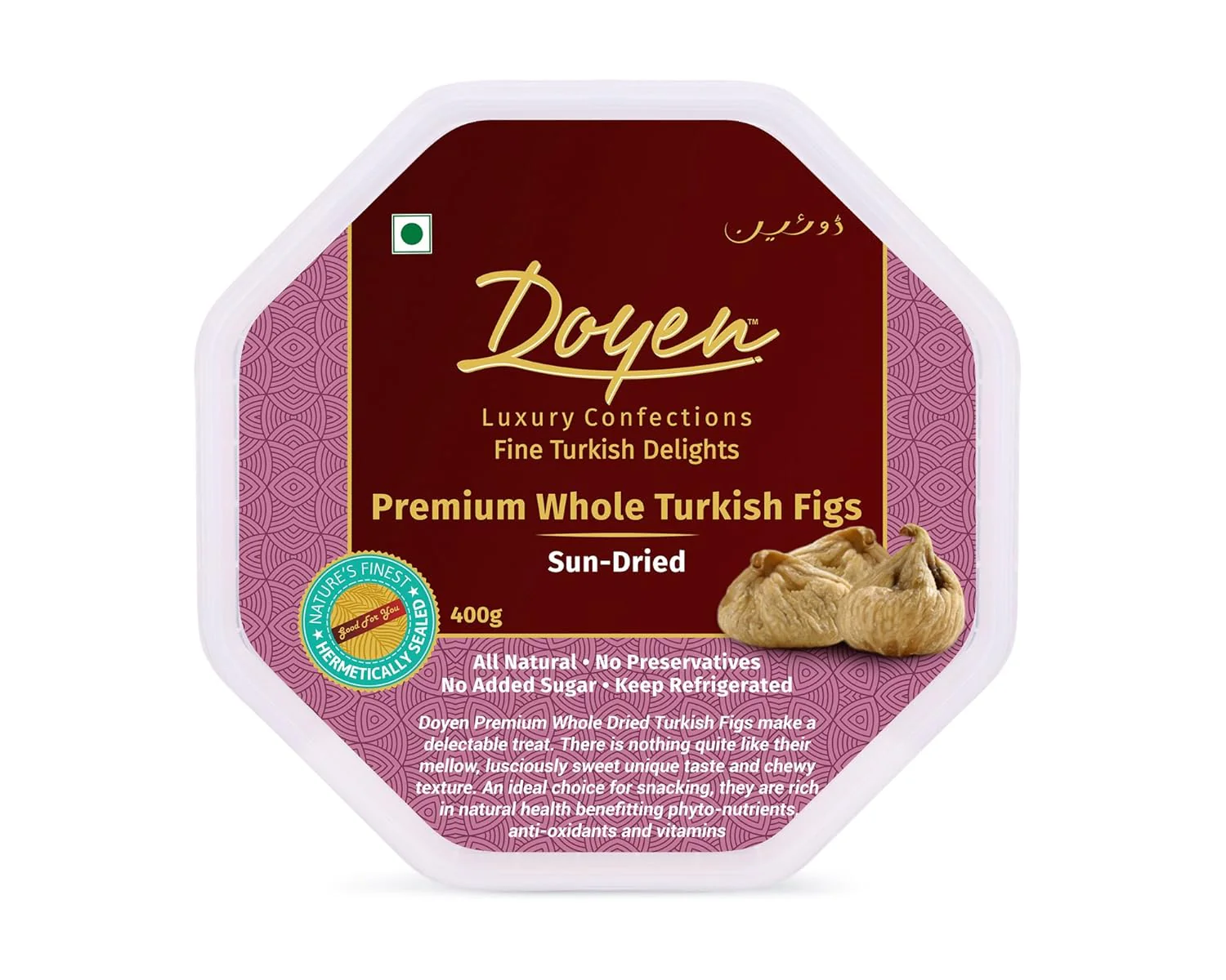 Premium Whole Turkish Figs & Apricots Anjeer By Doyen 800gm, (400gm*2) Each | Large Size Imported Dried Figs & Apricots From Turkey Whole Figs Jar Pack | 28.2 Ounce - Image 5